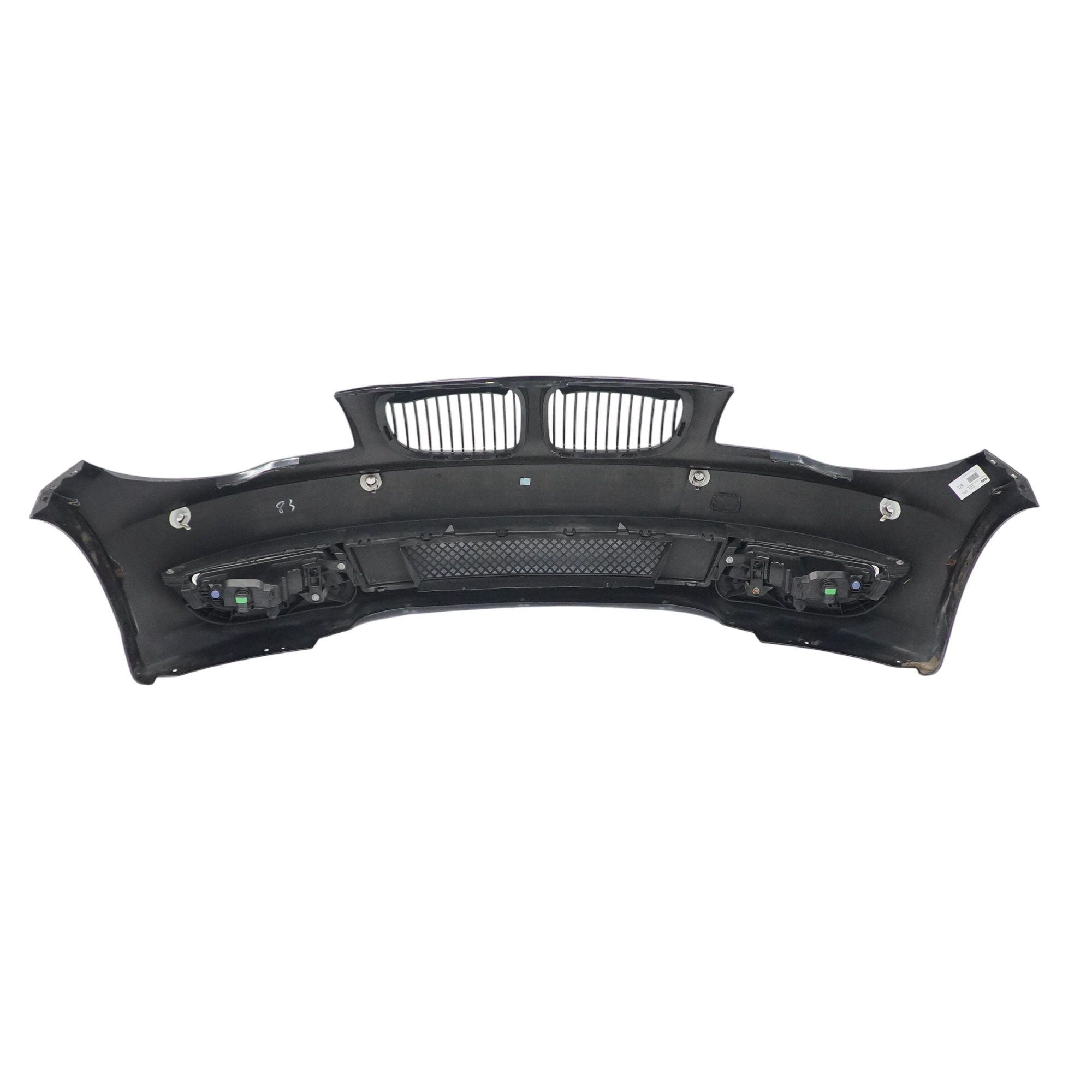 BMW E82 E88 Front Bumper Trim Cover PDC Black Sapphire Metallic - 475