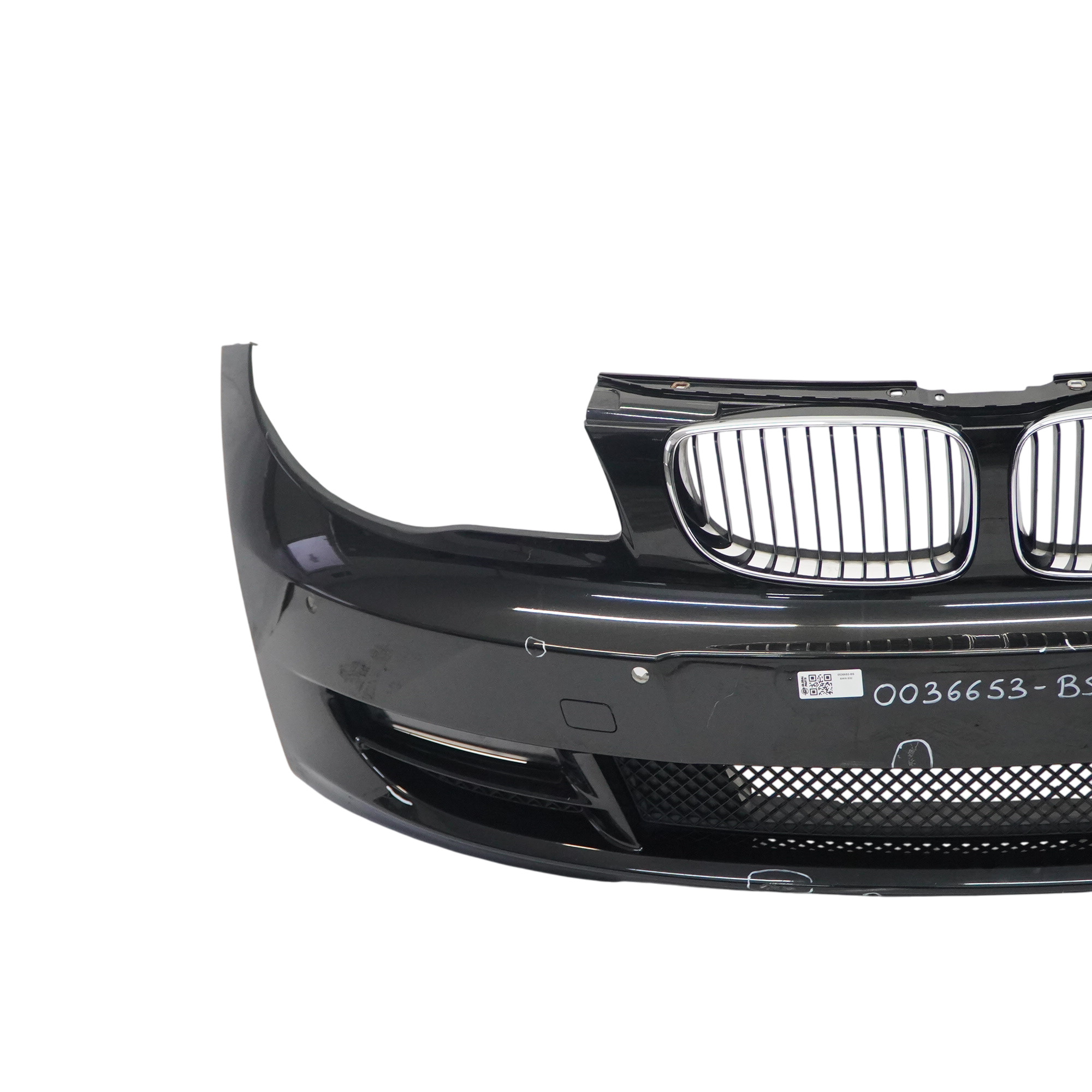 BMW E82 E88 Front Bumper Trim Cover PDC Black Sapphire Metallic - 475