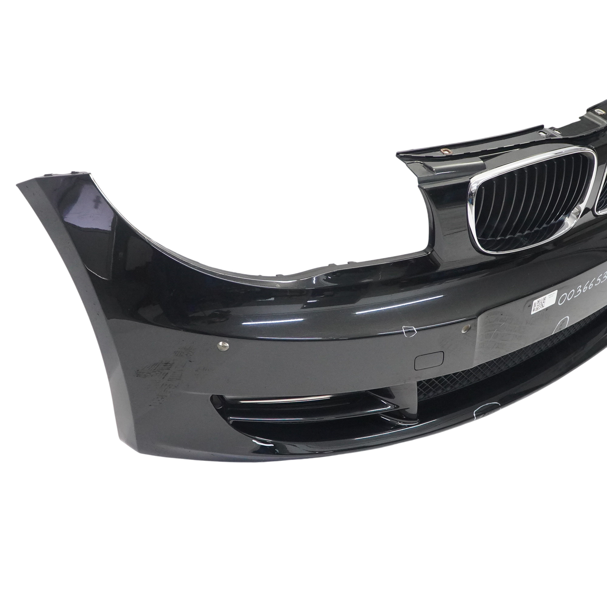 BMW E82 E88 Front Bumper Trim Cover PDC Black Sapphire Metallic - 475