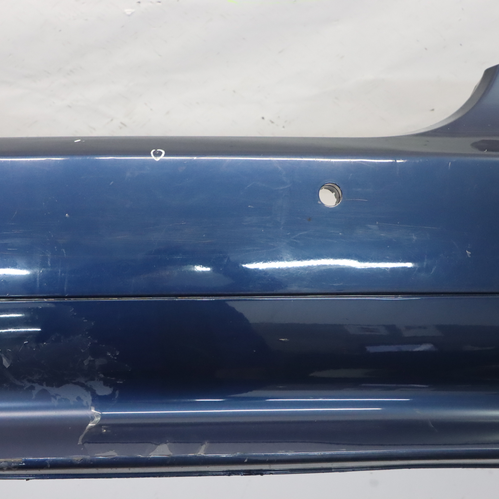 BMW E60 LCI Rear Bumper Saloon PDC Trim Panel Cover Mystic Blue - A07