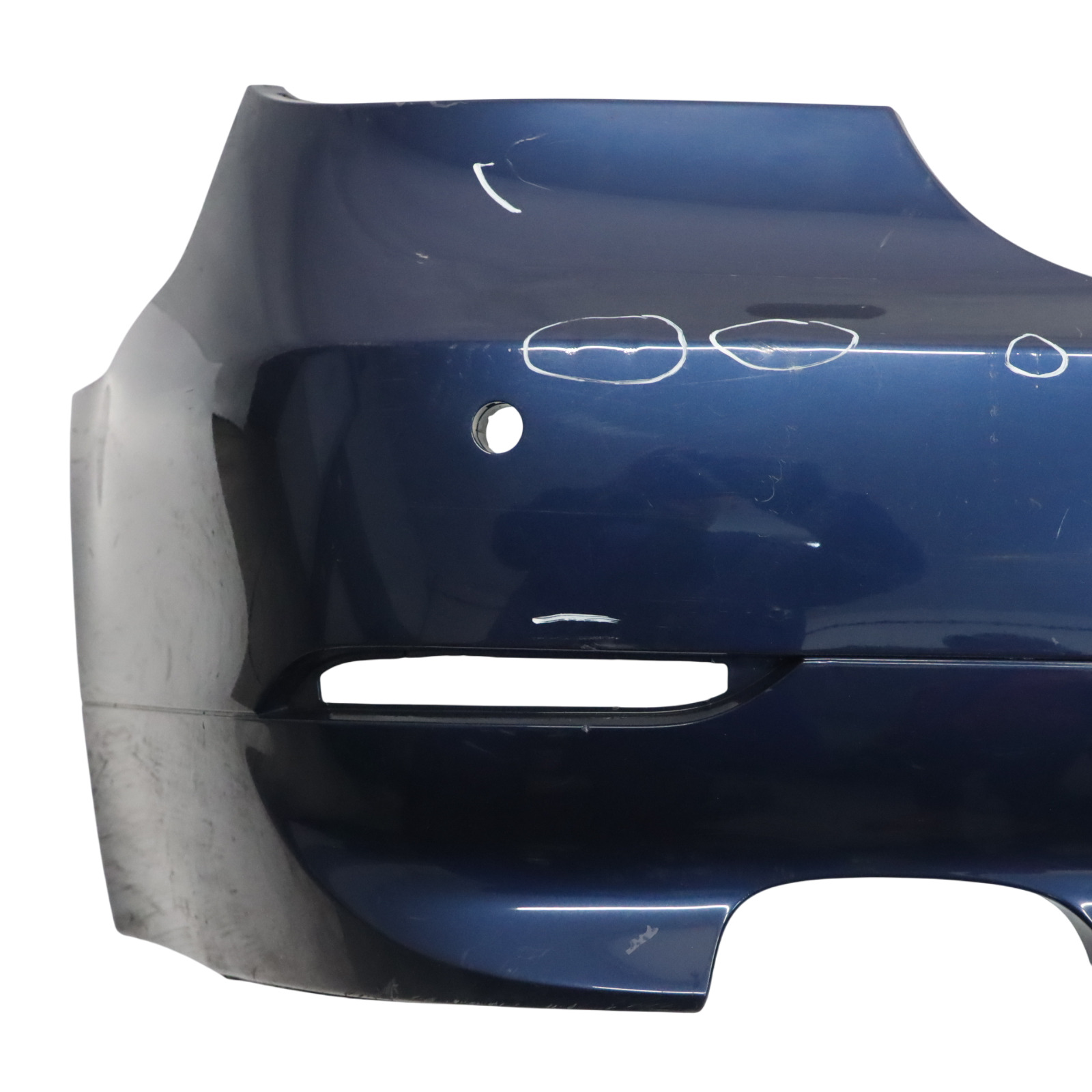 BMW E60 LCI Rear Bumper Saloon PDC Trim Panel Cover Mystic Blue - A07