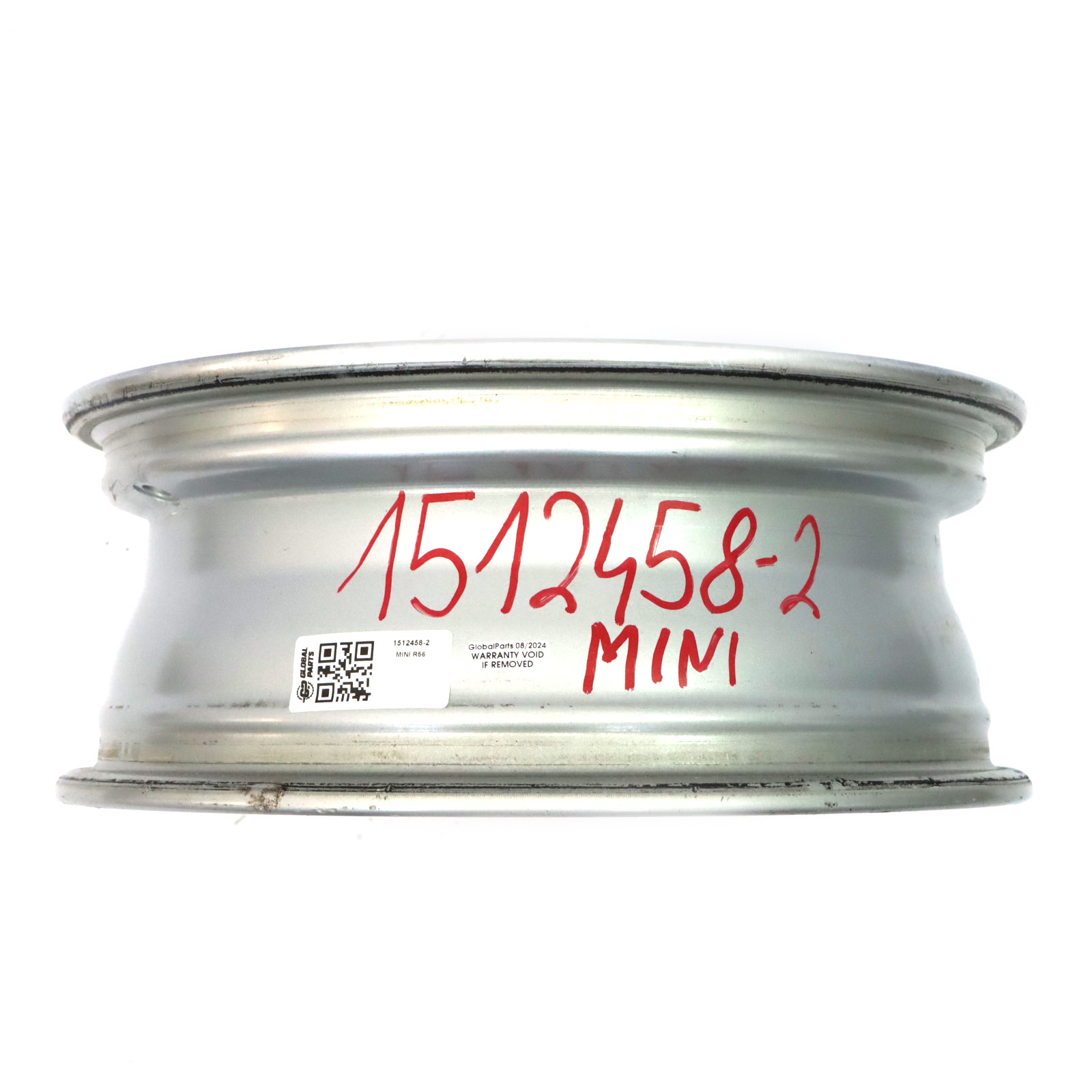 Mini Cooper One R50 R55 R56 R57 Silver Wheel Alloy Rim 15" 5,5J ET:45 7-Hole 81