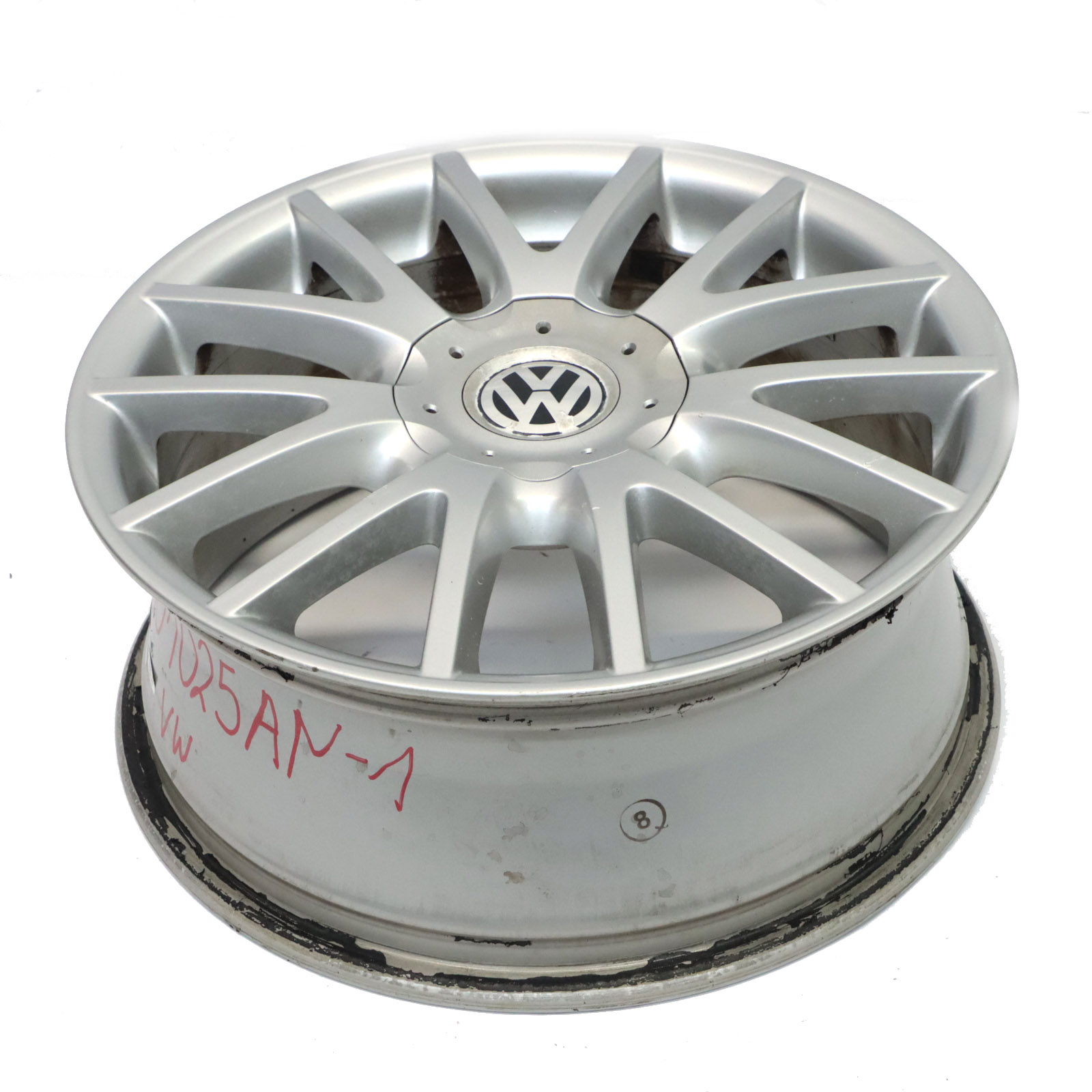 VW Volkswagen Golf Mk5 Mk6 Silver Wheel Alloy Rim 17" ET:54 7J 1K0601025AN