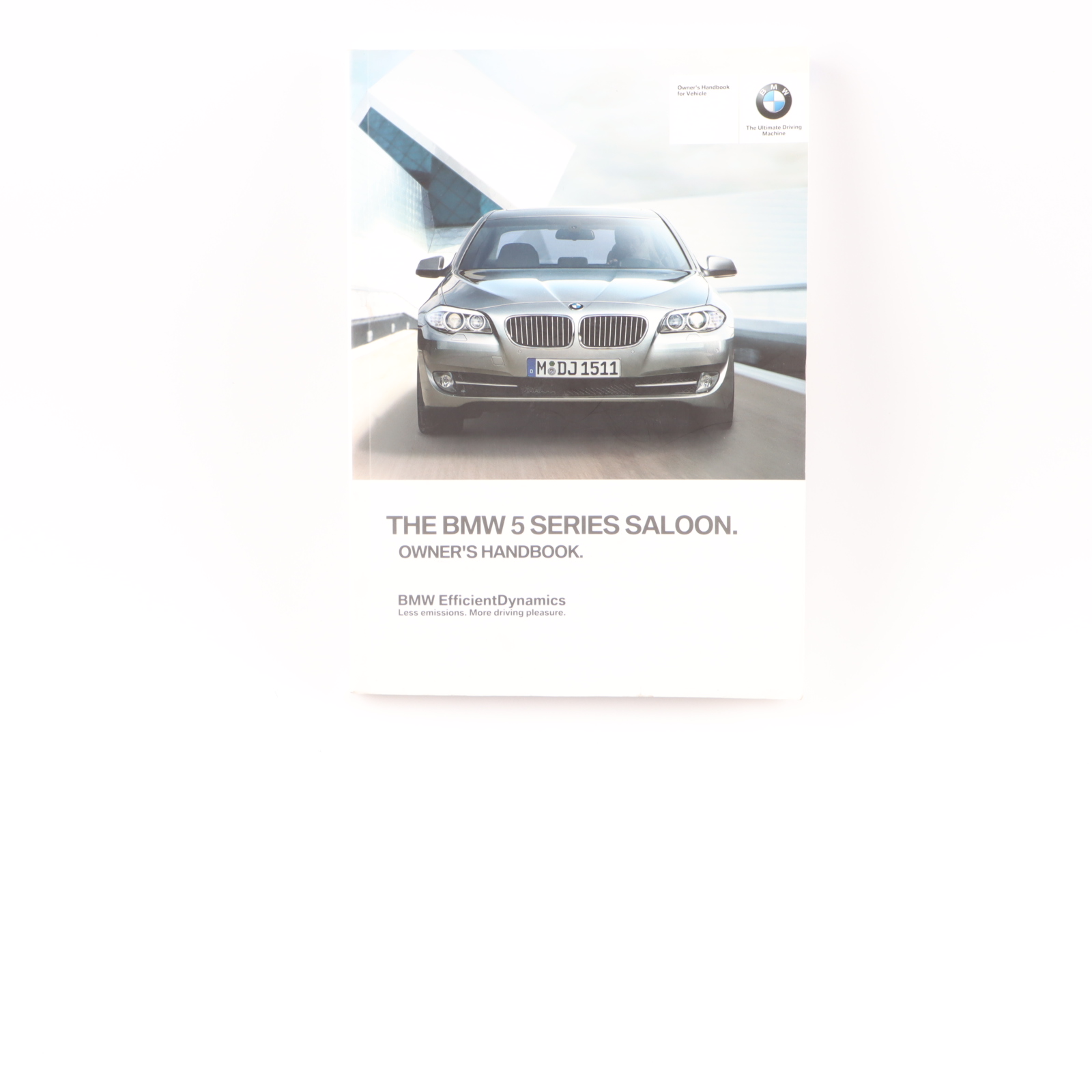 BMW F10 Owner's Handbook Instruction Book Set Wallet Case Pouch 2916768