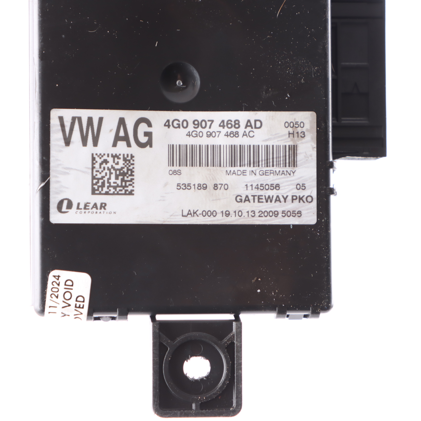 Audi RS6 C7 CAN BUS Gateway Control Module Unit ECU 4G0907468AD