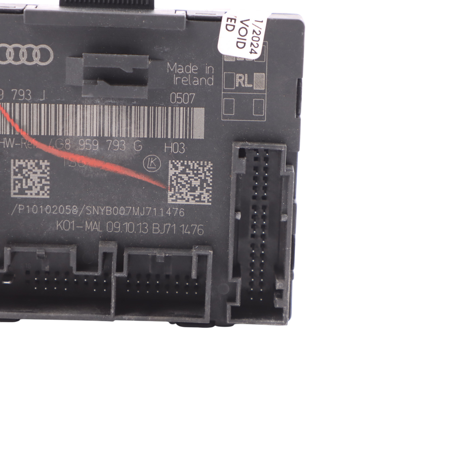 Audi RS6 C7 Door Module Front Driver's Side Control Unit ECU 4G8959793G