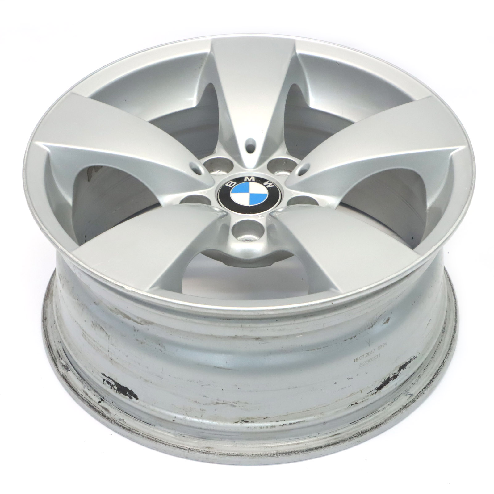 BMW E60 E61 Silver Alloy Wheel Rim 17" Spider Spoke 138 ET:20 7,5J