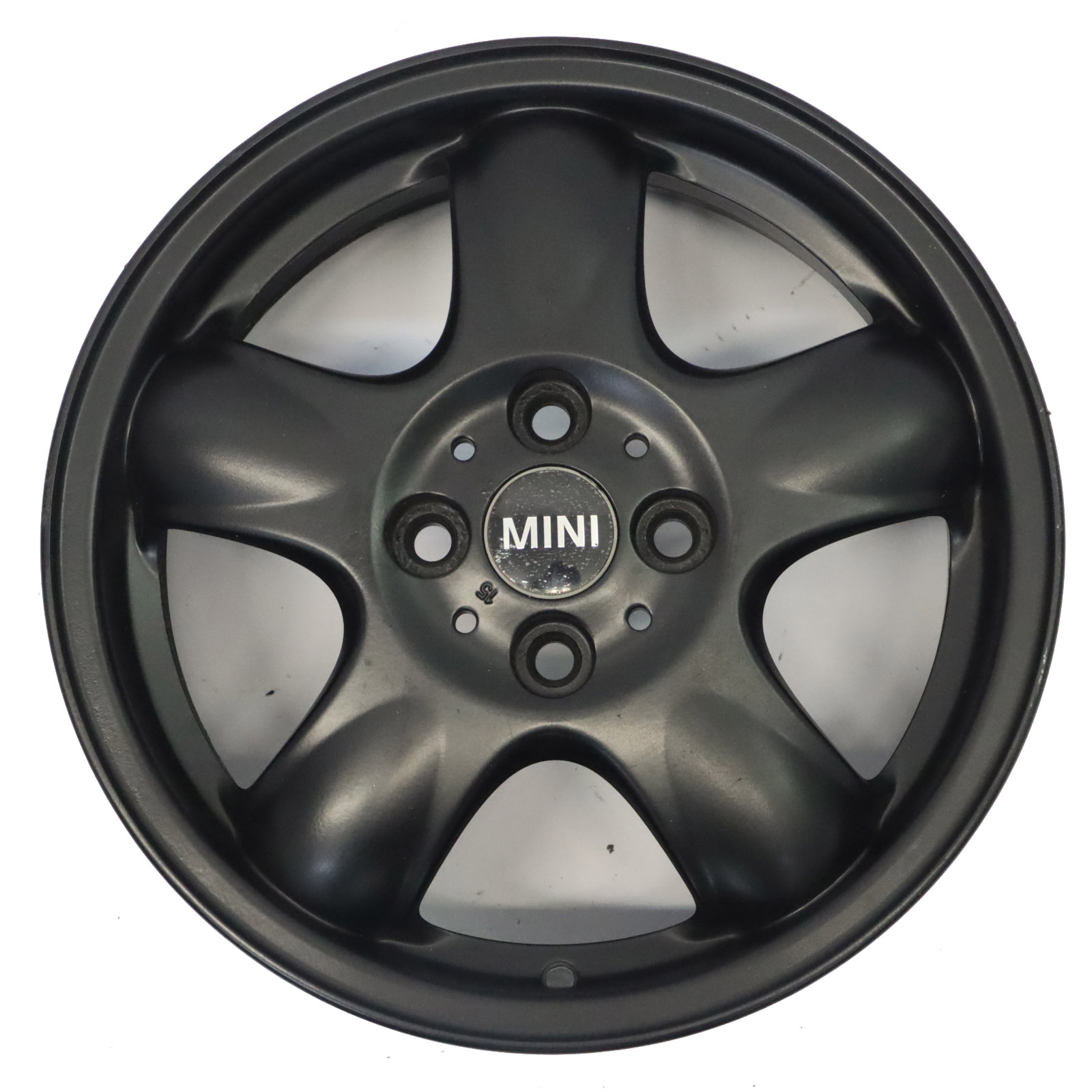 Mini Cooper One R50 R56 Black Wheel Alloy Rim 15" 5-Start Spooler 100