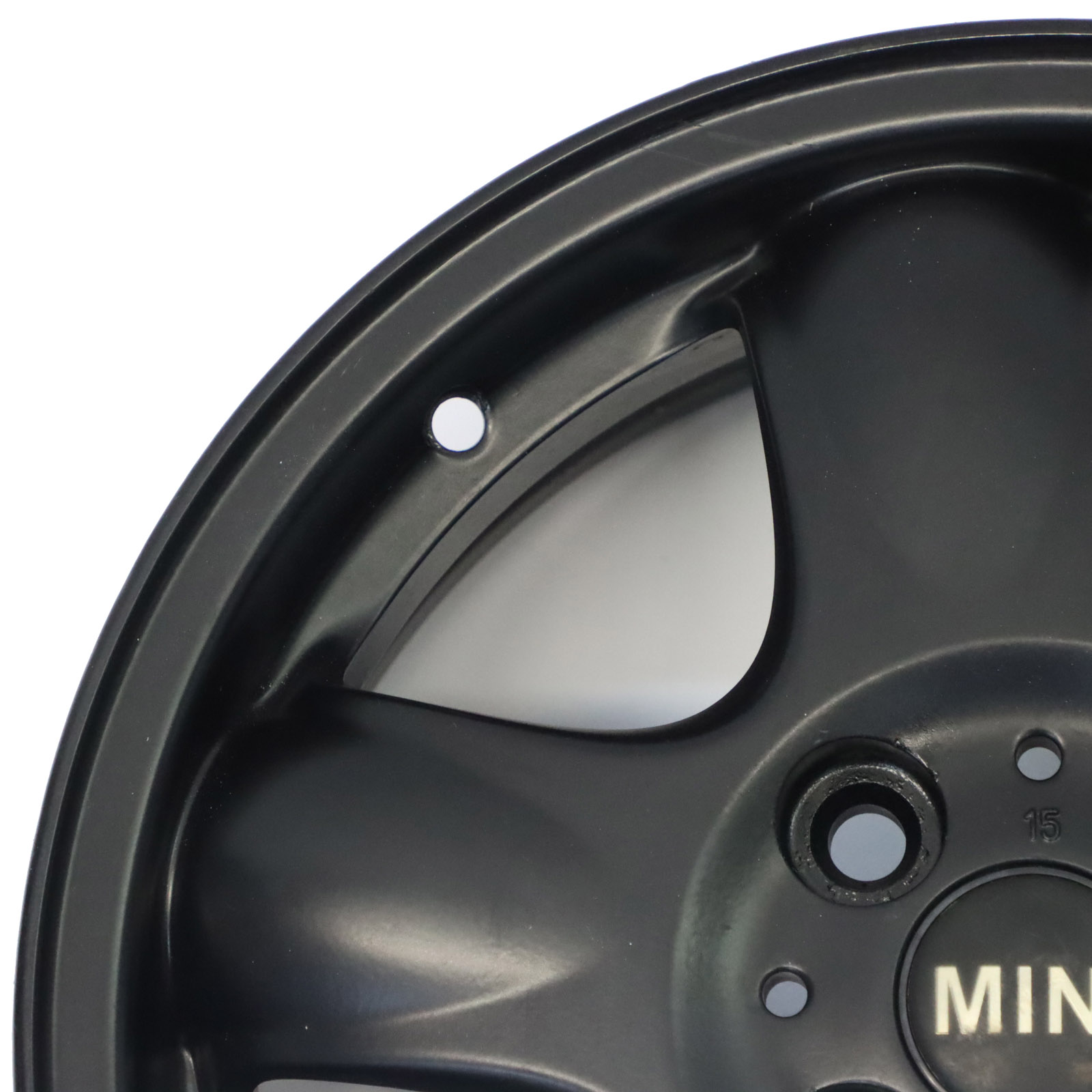 Mini Cooper One R50 R55 R56 Black Wheel Alloy Rim 15" 5-Start Spooler 100