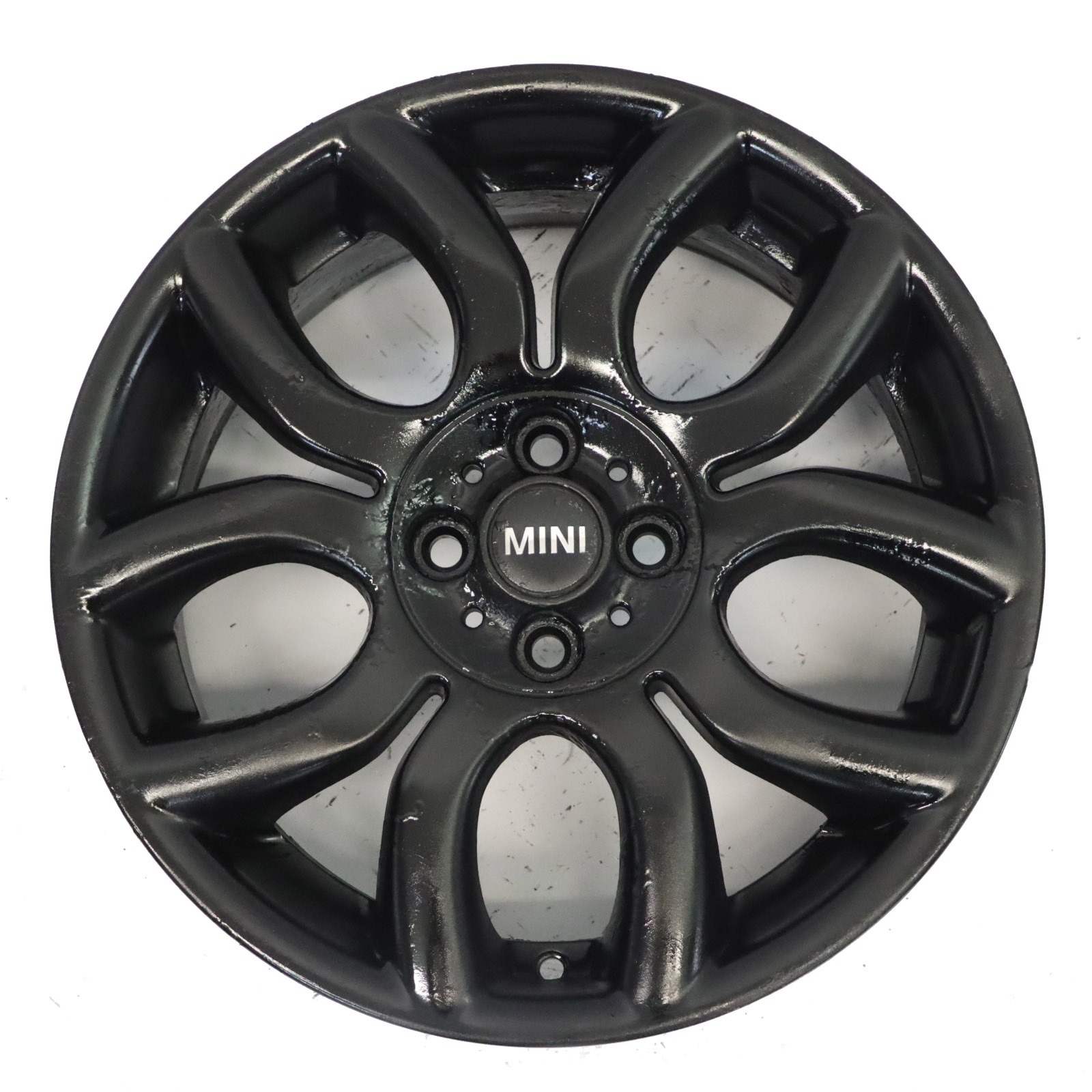 Mini Cooper R50 R55 R56 Black Wheel Alloy Rim 17" 7J ET:48 Flame Spoke 97