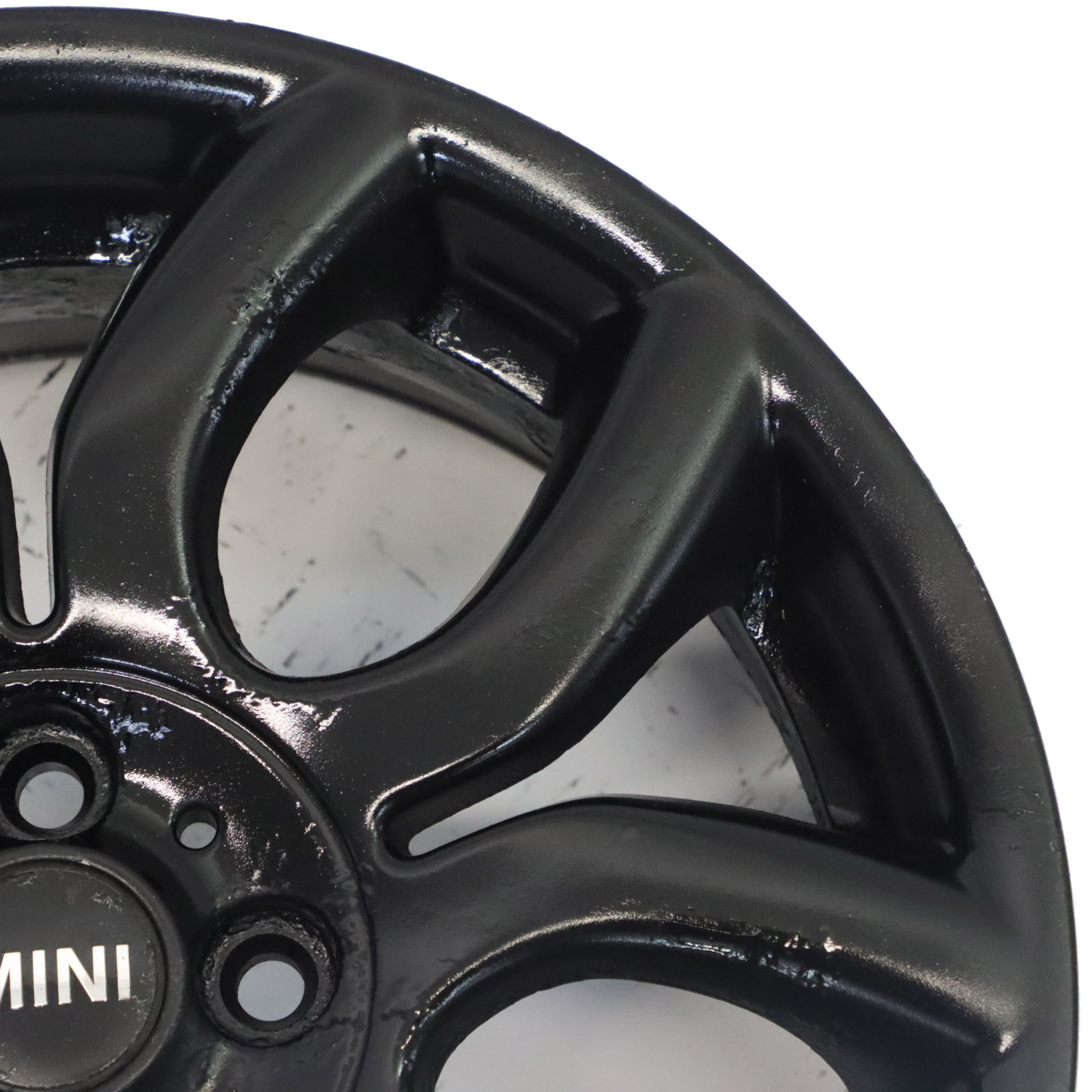 Mini Cooper R50 R55 R56 Black Wheel Alloy Rim 17" 7J ET:48 Flame Spoke 97