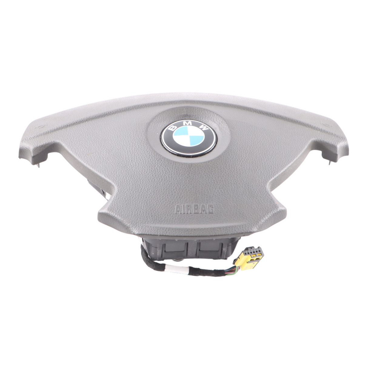 BMW E65 E66 E67 Sport Driver's Side Air Module Steering Wheel Grey 6761952