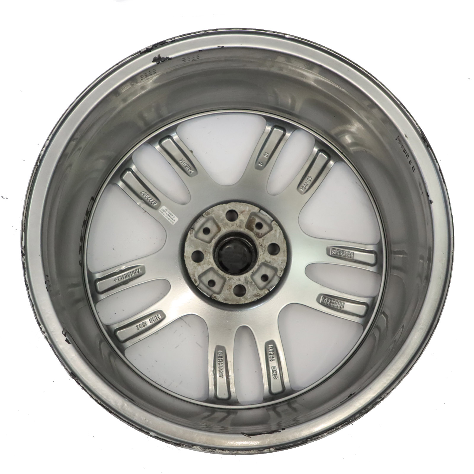 Mini R56 Grey Light Alloy Wheel Rim 18" 7J ET:52 Double Spoke 6777357