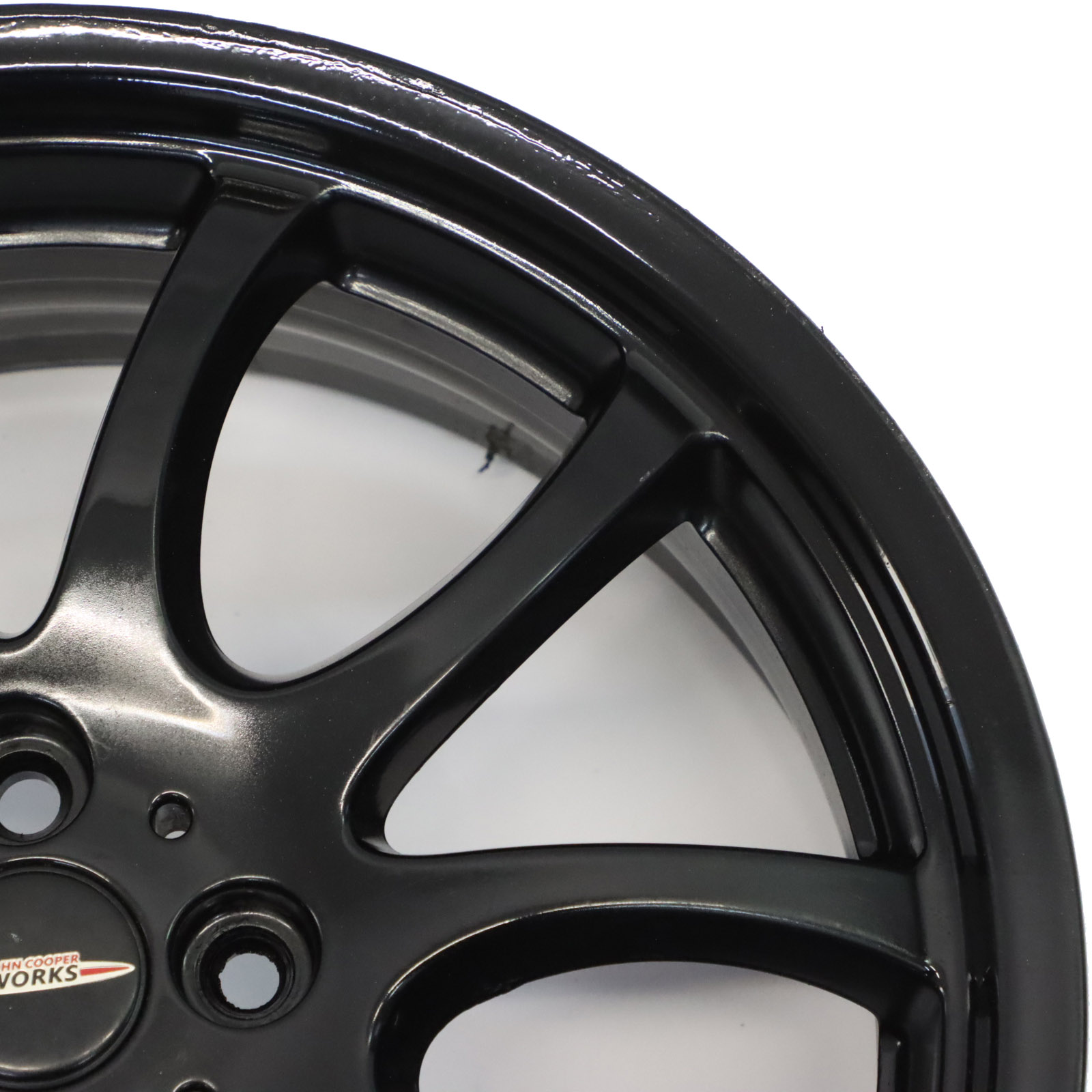 Mini R50 R56 John Cooper Works JCW Black Wheel Alloy Rim 18" Double Spoke