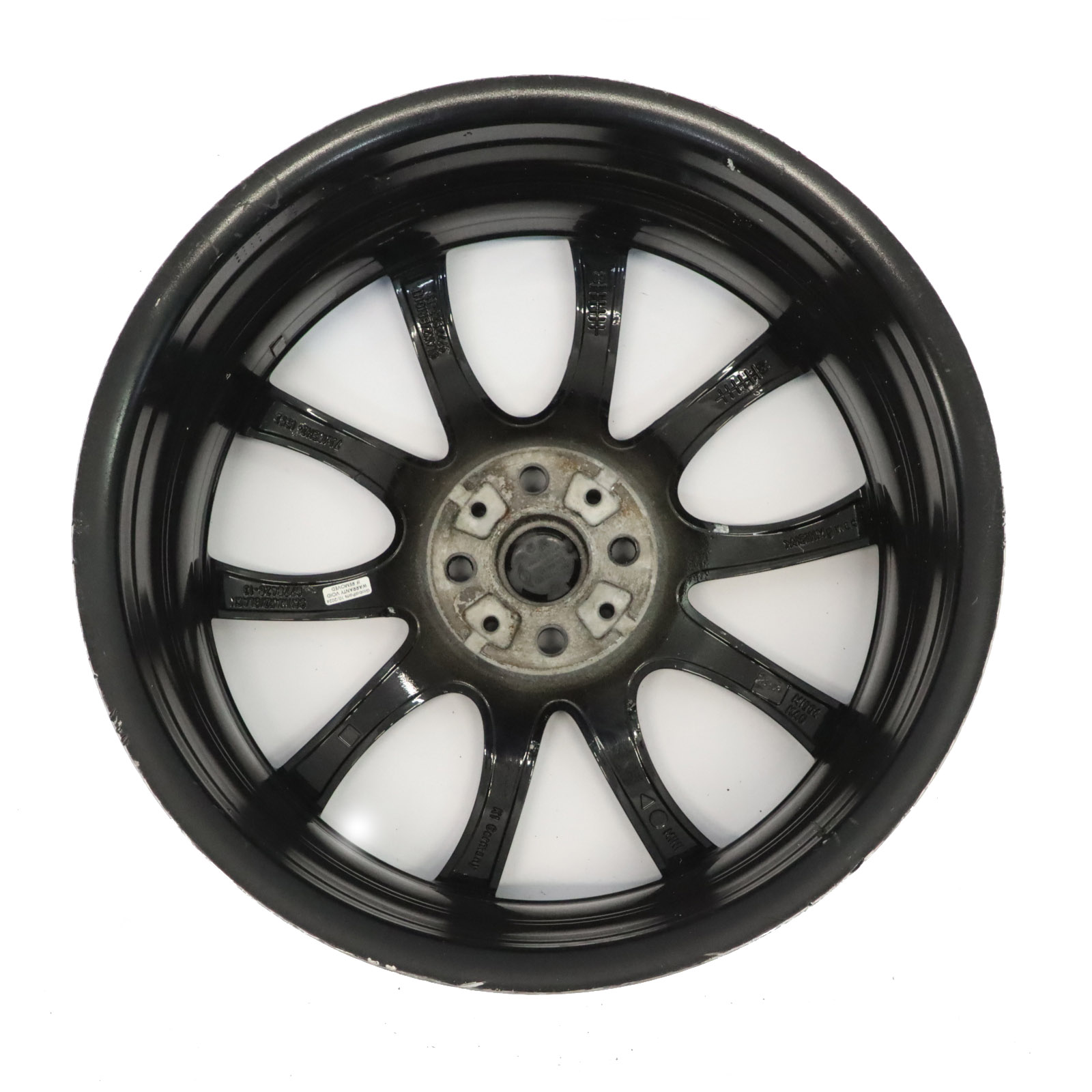 Mini R50 R56 John Cooper Works JCW Black Wheel Alloy Rim 18" Double Spoke