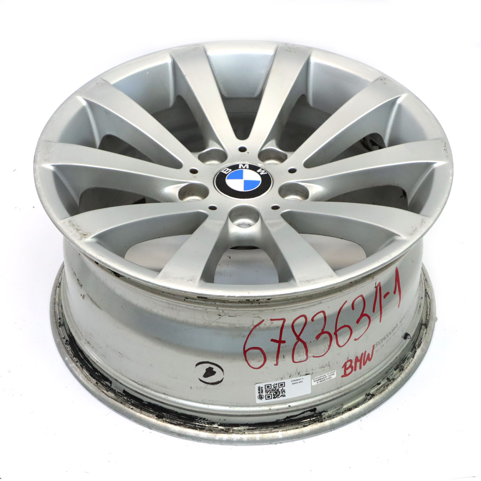 BMW 3 Series E90 E91 E92 Wheel Alloy Rim V-spoke 285 17" ET:34 8J 6783631