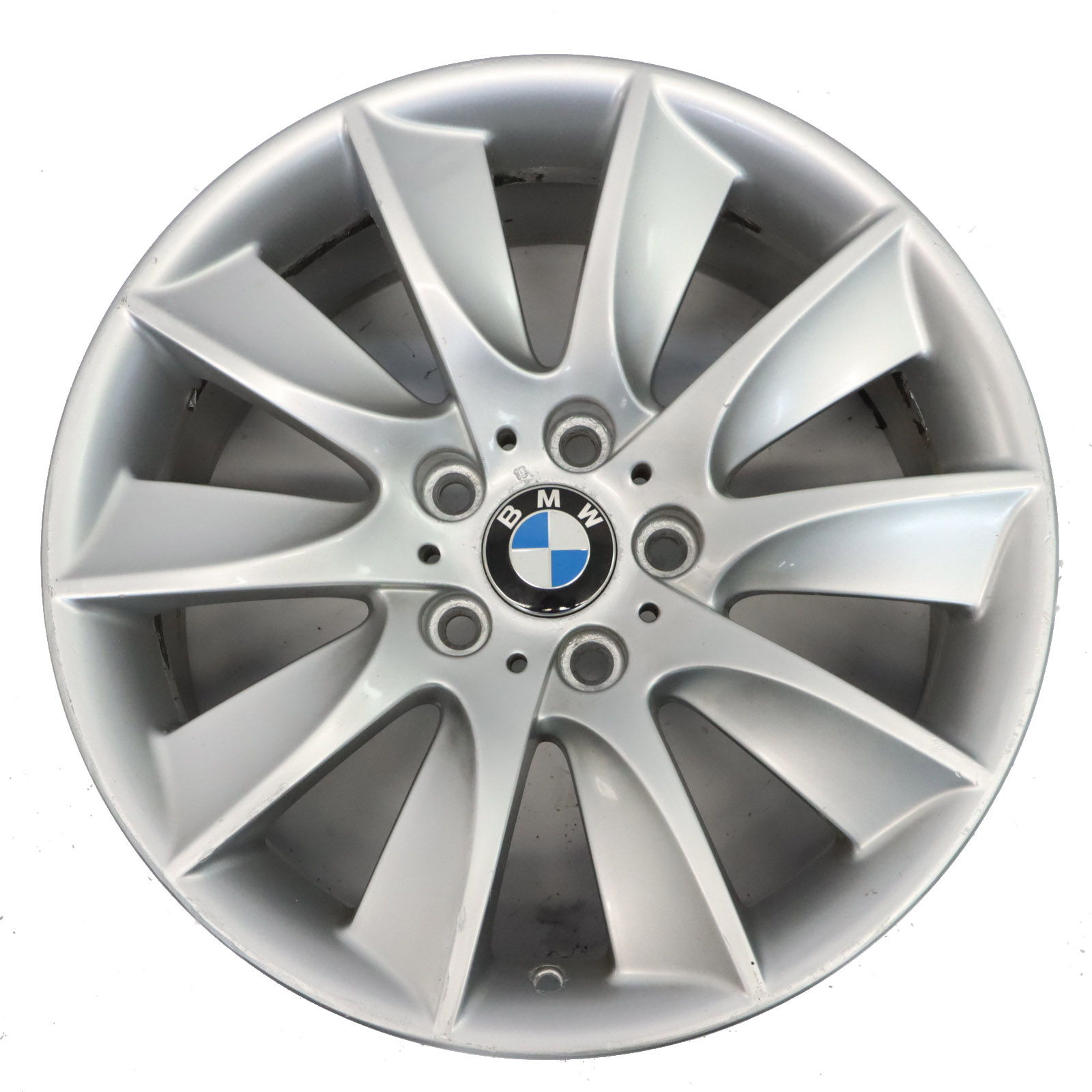 BMW F10 F11 Silver Light Wheel Rim 18" 9J ET:44 Turbine Styling 329 6790175