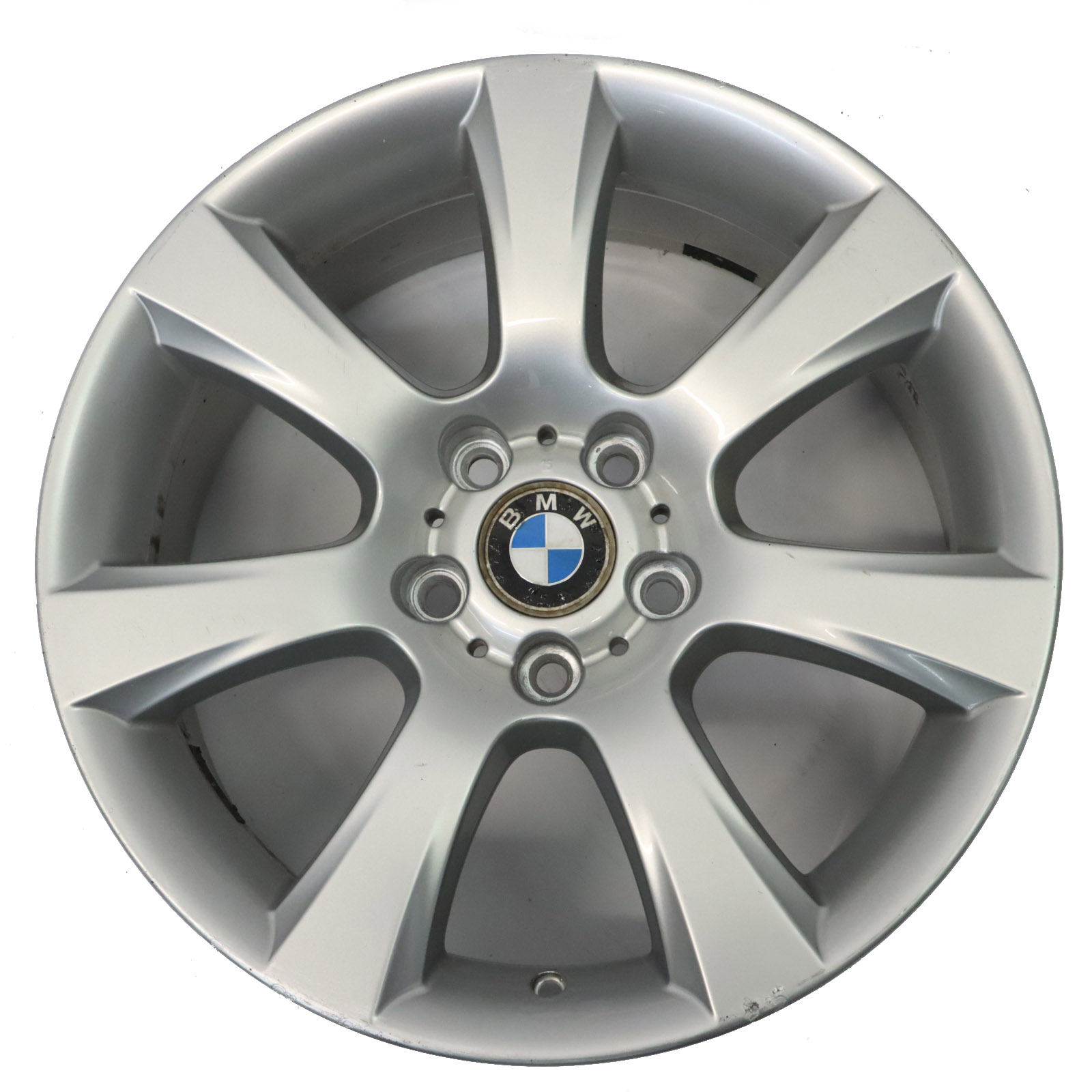 BMW F10 F11 F12 Silver Wheel Alloy Rim Star Spoke 330 8J 18" ET:30 6790176