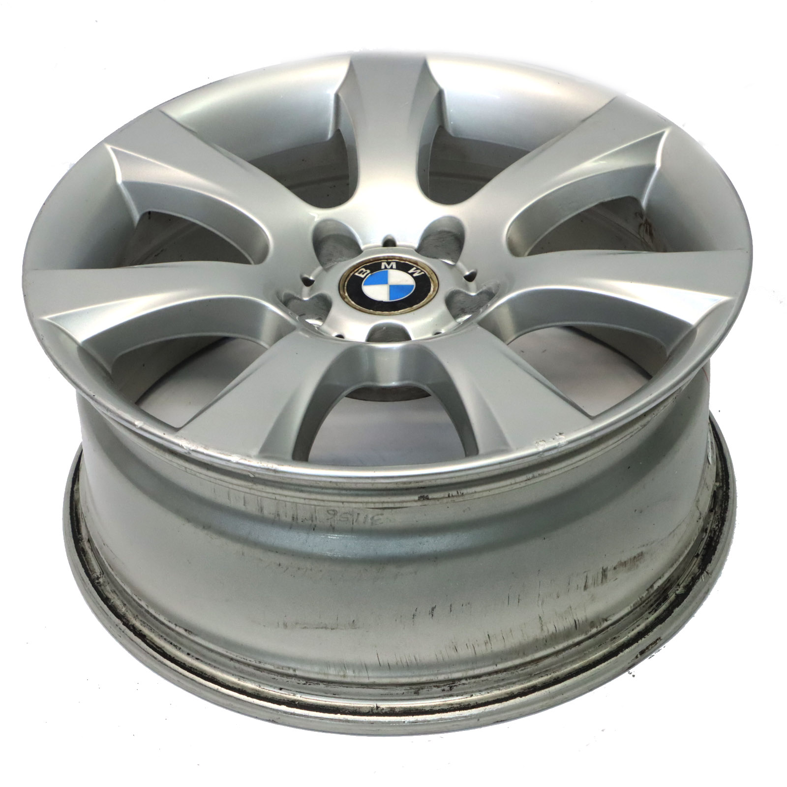 BMW F10 F11 F12 Silver Wheel Alloy Rim Star Spoke 330 8J 18" ET:30 6790176