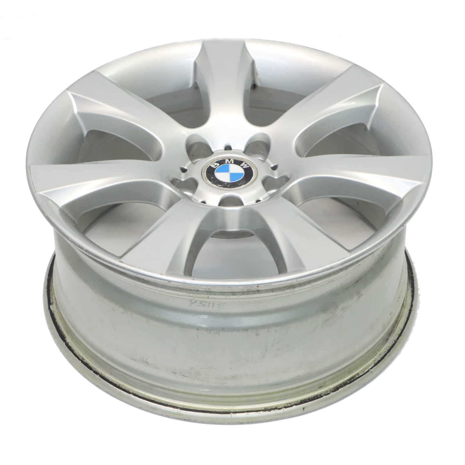 BMW F10 F11 F12 Silver Wheel Alloy Rim Star Spoke 330 8J 18" ET:30 6790176