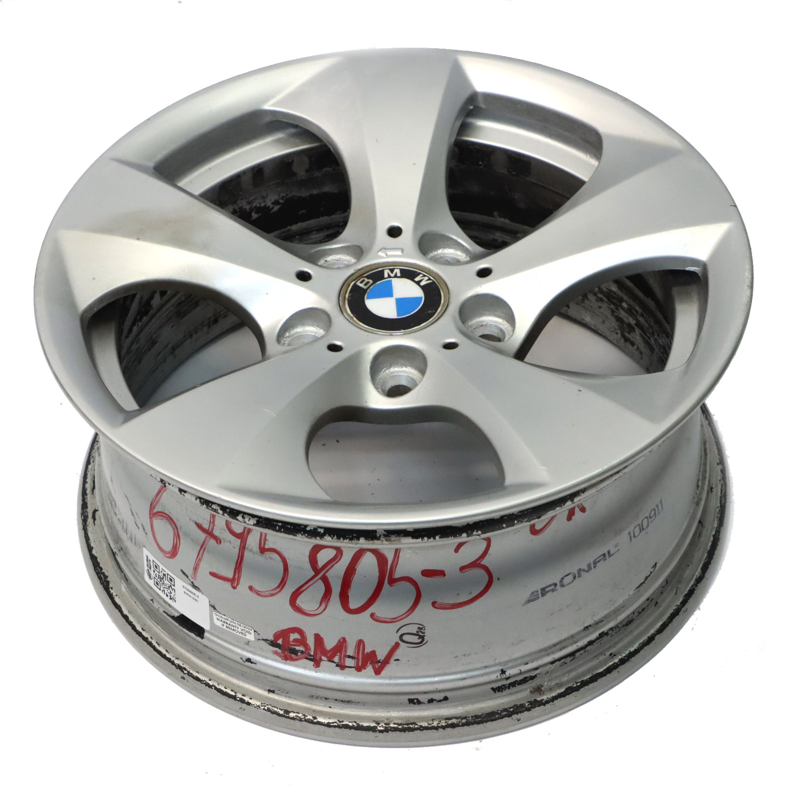 BMW E90 E91 F30 F31 Left Alloy Wheel Rim 16" Streamline 306 7J ET:31 6795805