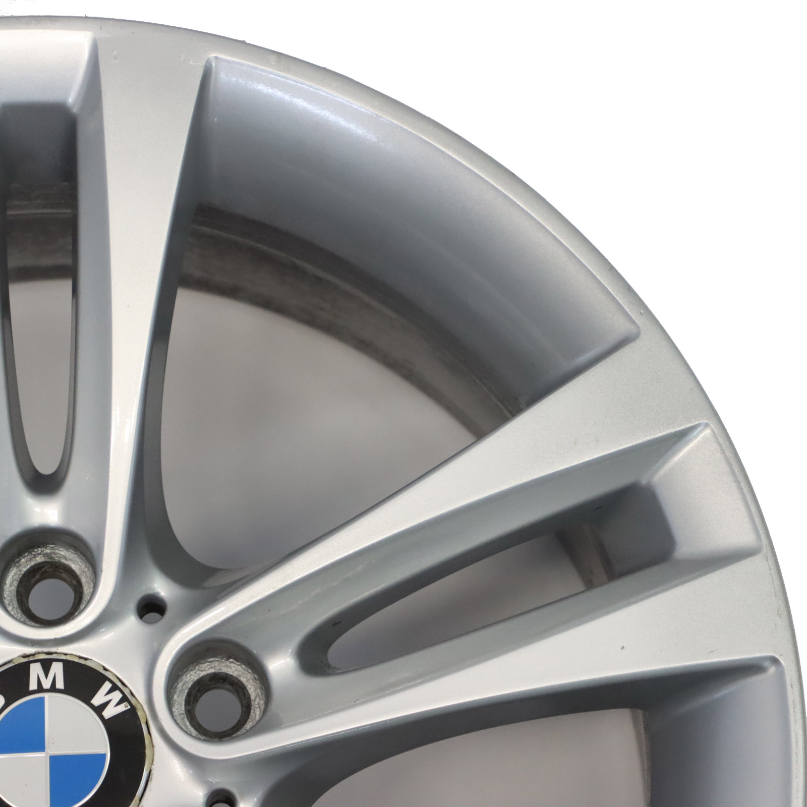 BMW F30 F31 F32 F33 Silver Wheel Alloy Rim 18" Double Spoke 397 ET:34 8J 6796247