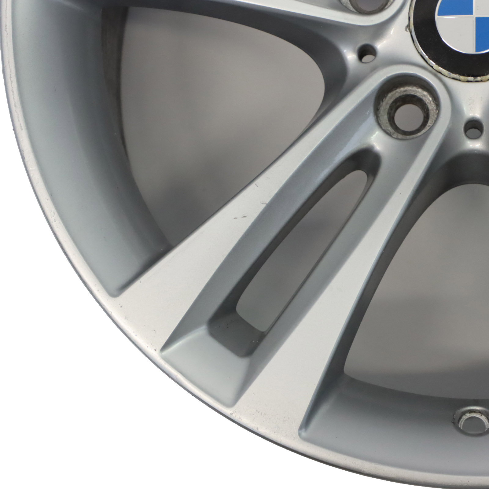 BMW F30 F31 F32 F33 Silver Wheel Alloy Rim 18" Double Spoke 397 ET:34 8J 6796247