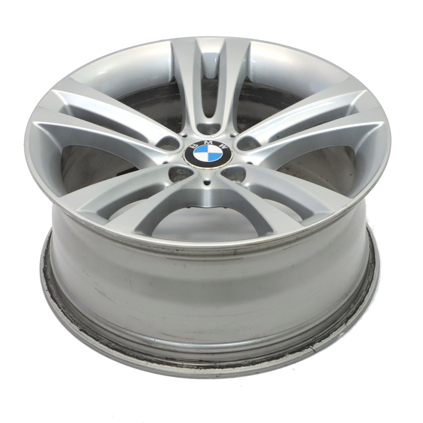 BMW F30 F31 F32 F33 Silver Wheel Alloy Rim 18" Double Spoke 397 ET:34 8J 6796247