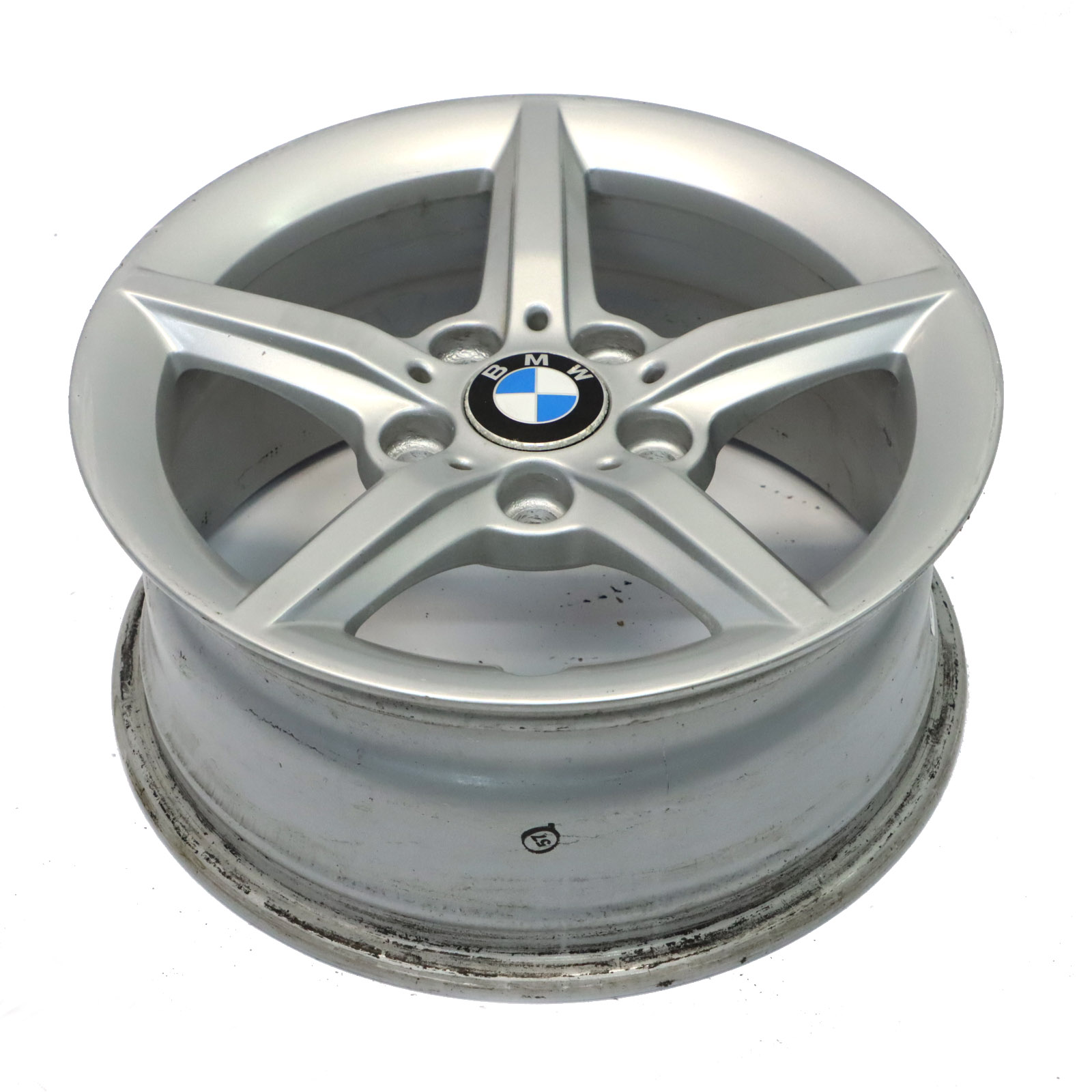 BMW F20 F21 F22 F23 Silver Wheel Alloy Rim 16" 7J ET:40 6866302 Star Spoke 654