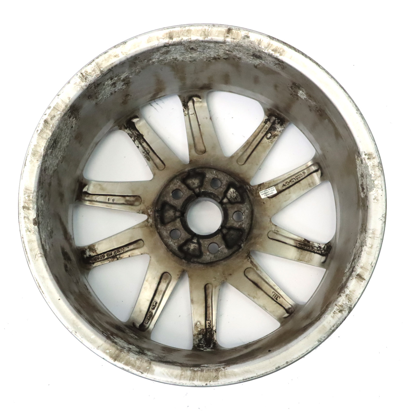 Seat Ibiza Mk4 6J Silver Wheel Alloy 17" 10 Spoke 7J ET:43 6J0601025P