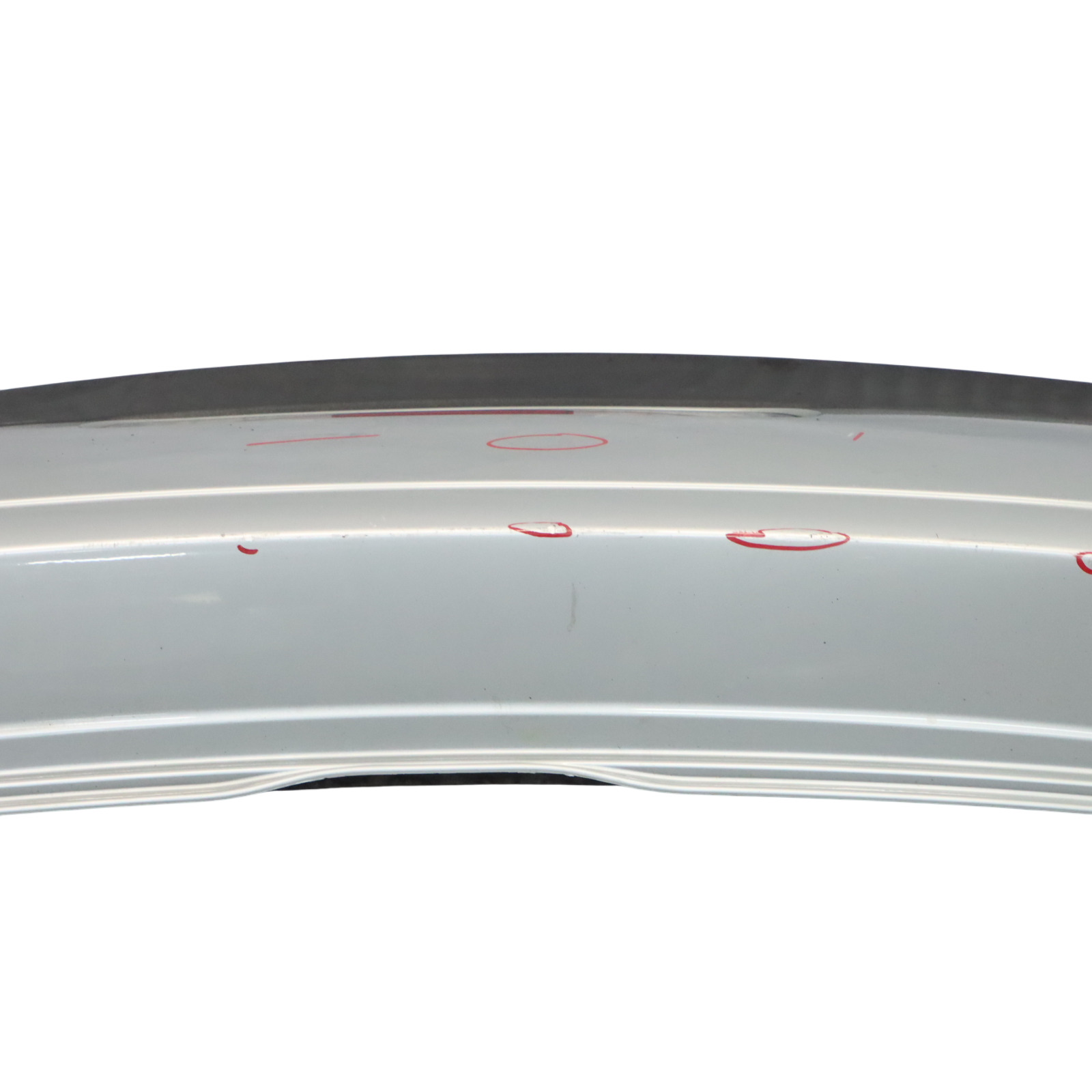 Mini R56 LCI Rear Bumper Trim Panel Covering Pure Silver Metallic - 900