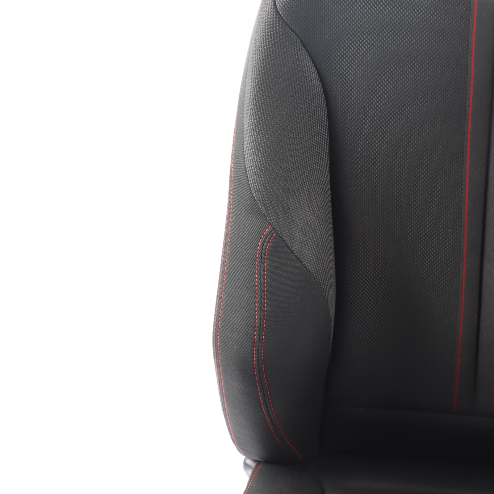 BMW F21 LCI Front Seat M Sport Left N/S Fabric Cloth Anthrazit Red