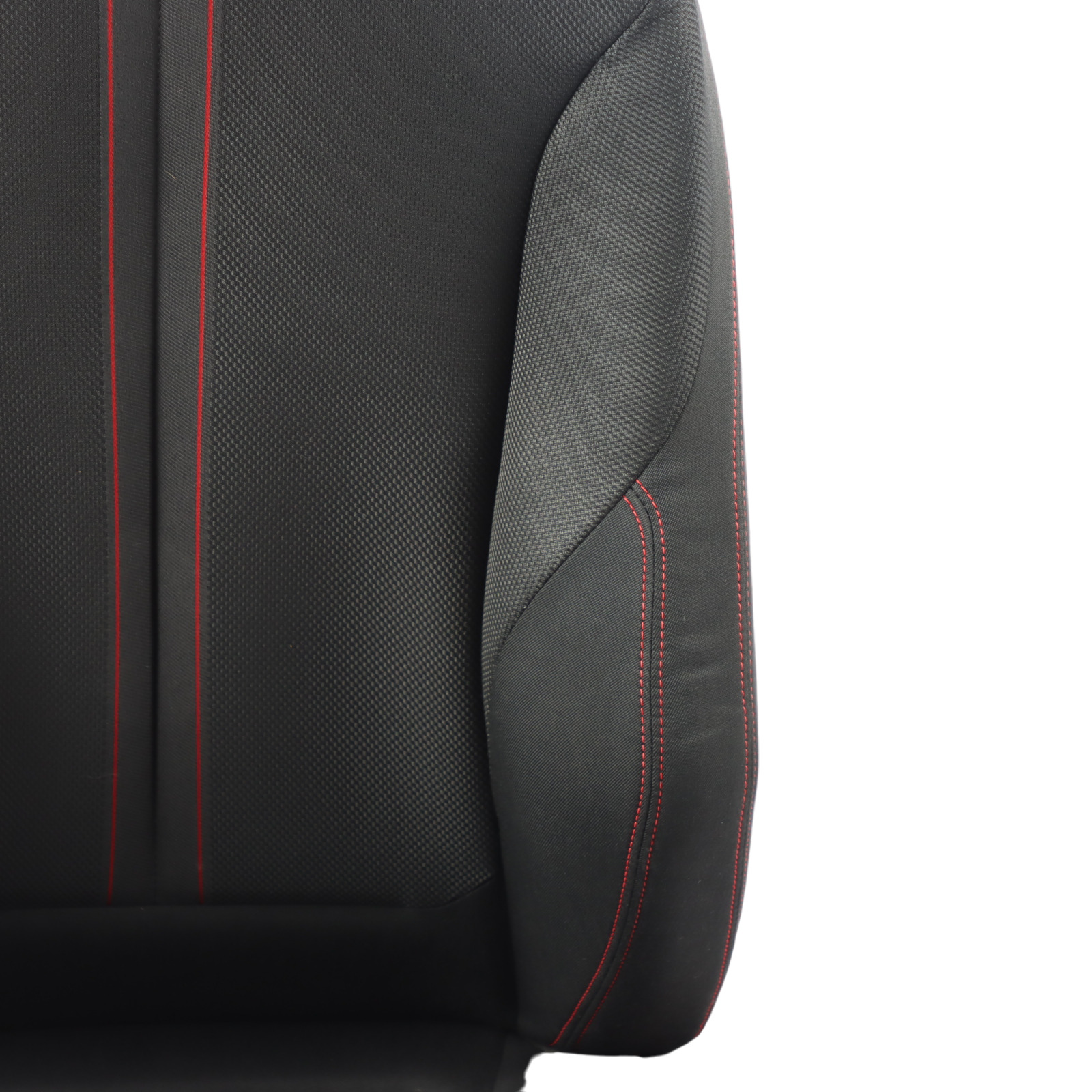 BMW F21 LCI Front Seat M Sport Left N/S Fabric Cloth Anthrazit Red