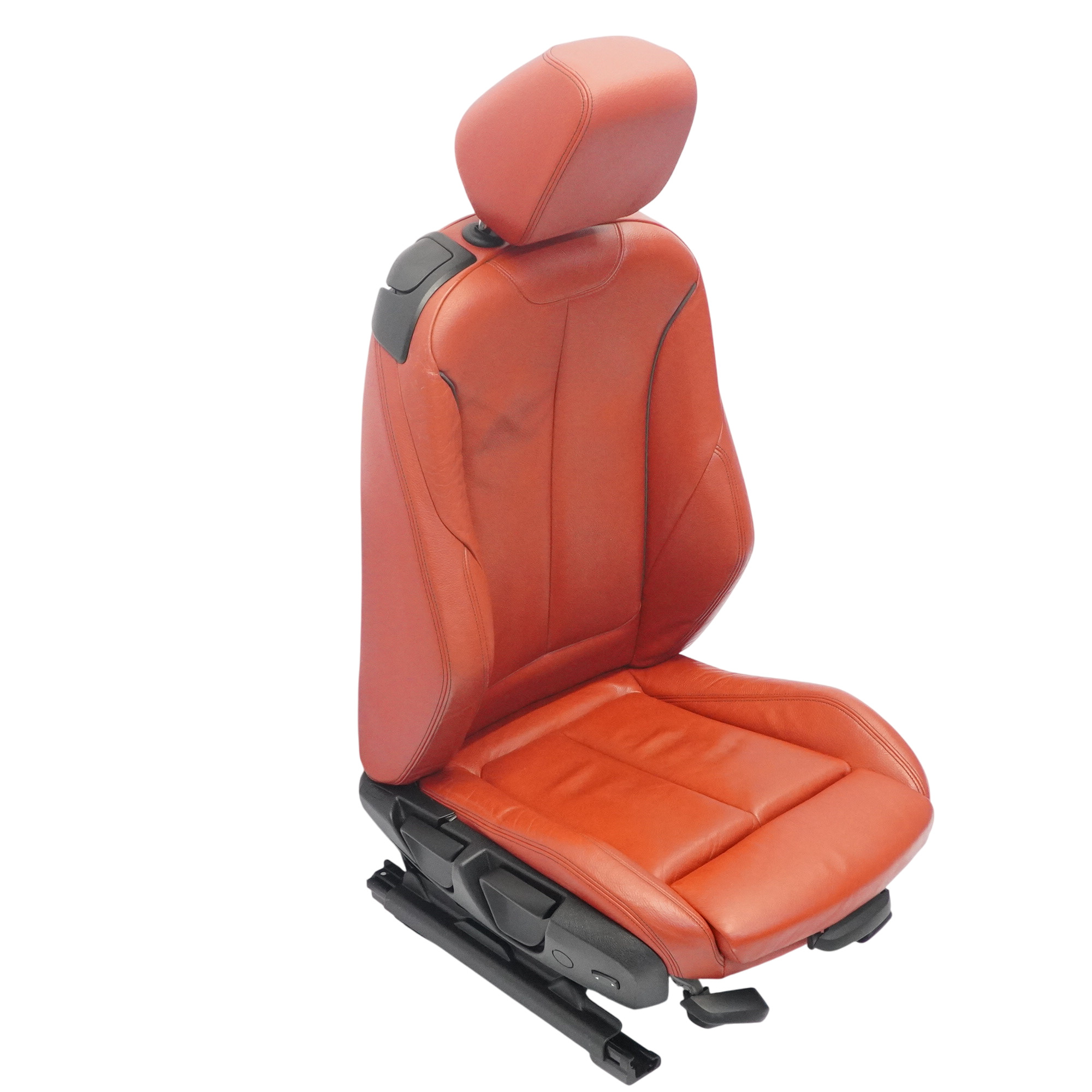 BMW F32 Front Seat Right O/S M Sport Heated Interior Leather Dakota Korall Red