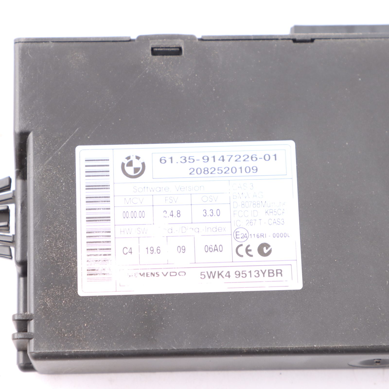 BMW E87 LCI E90 120i 320i Petrol ECU Kit N43 DME 7595179 CAS3 + Key