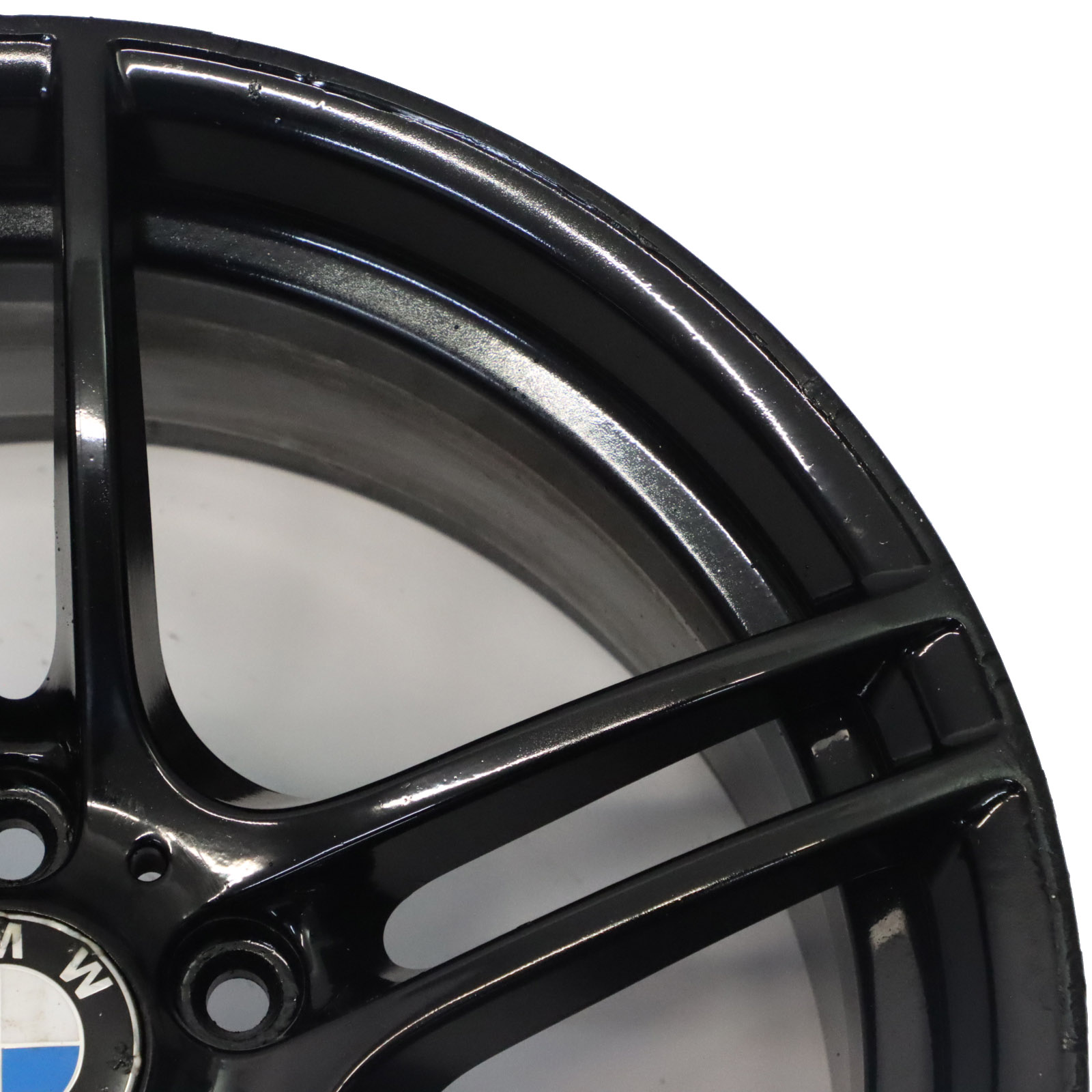 BMW E90 E91 E92 Black Alloy Wheel 19" 9J ET:39 M Double Spoke 313 7844344