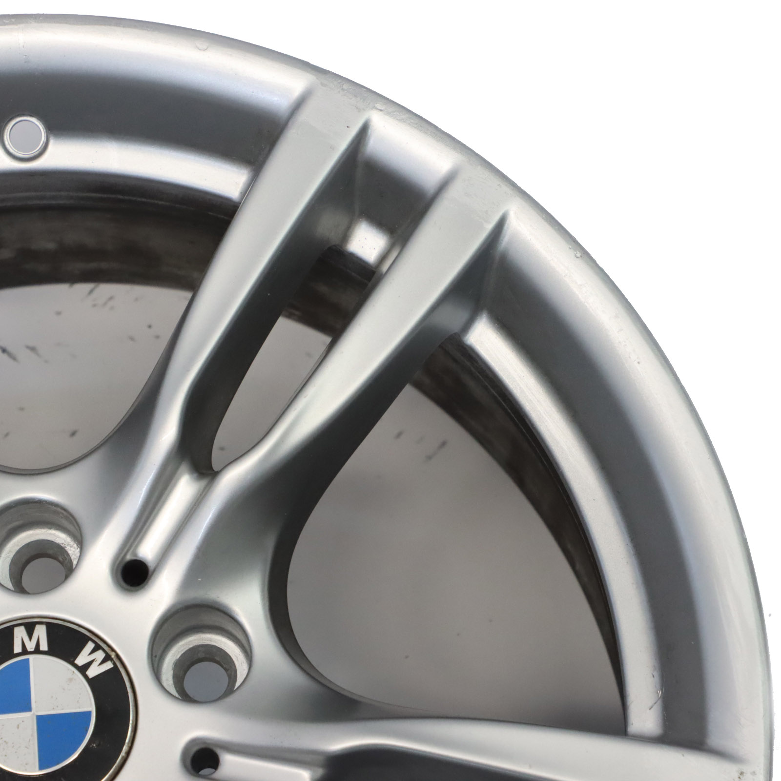 BMW F30 F31 F32 F33 Silver Wheel Alloy Rim 18" M Star Spoke 400 8J ET:34