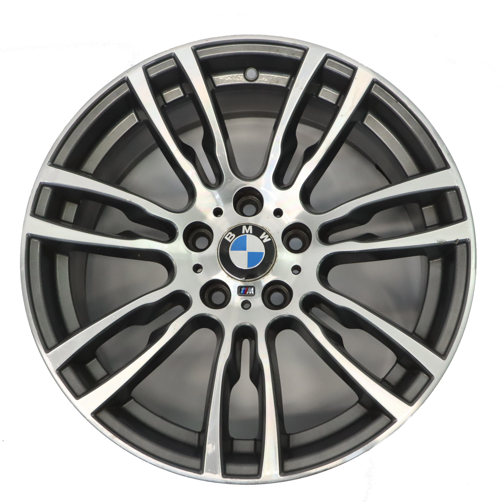 BMW F30 F31 Rear Ferric Grey Alloy Wheel Rim 19" ET:47 8,5J M Star Spoke 7845883