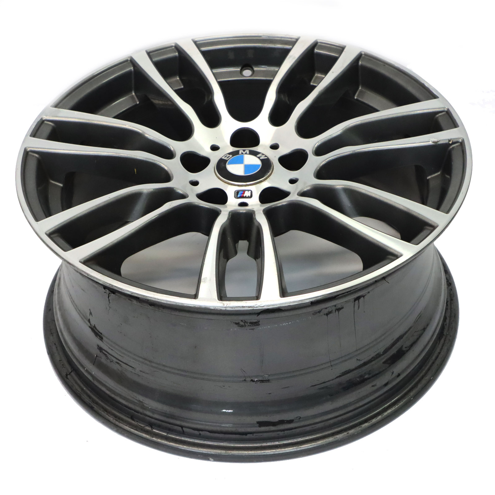 BMW F30 F31 Rear Ferric Grey Alloy Wheel Rim 19" ET:47 8,5J M Star Spoke 7845883