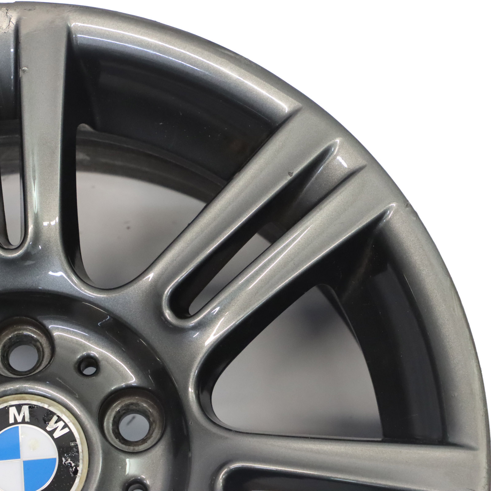 BMW E90 E91 E92 Ferric Grey Wheel Alloy Rim M Double Spoke 194 17" 8J ET:34