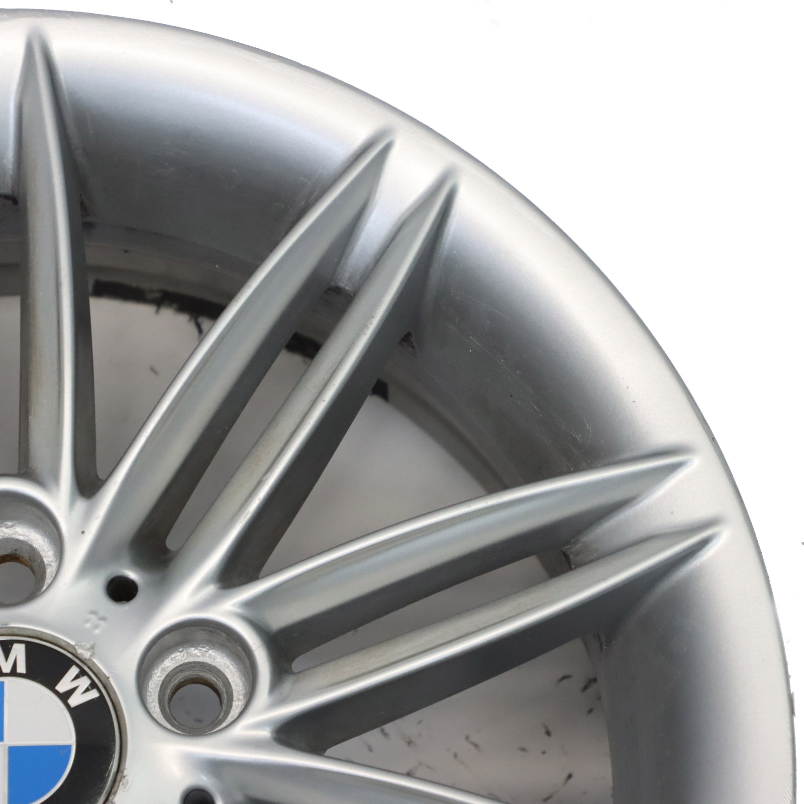 BMW E81 E82 E87 E88 Wheel Alloy Rim 17" 7J ET:47 M Double Spoke - 207