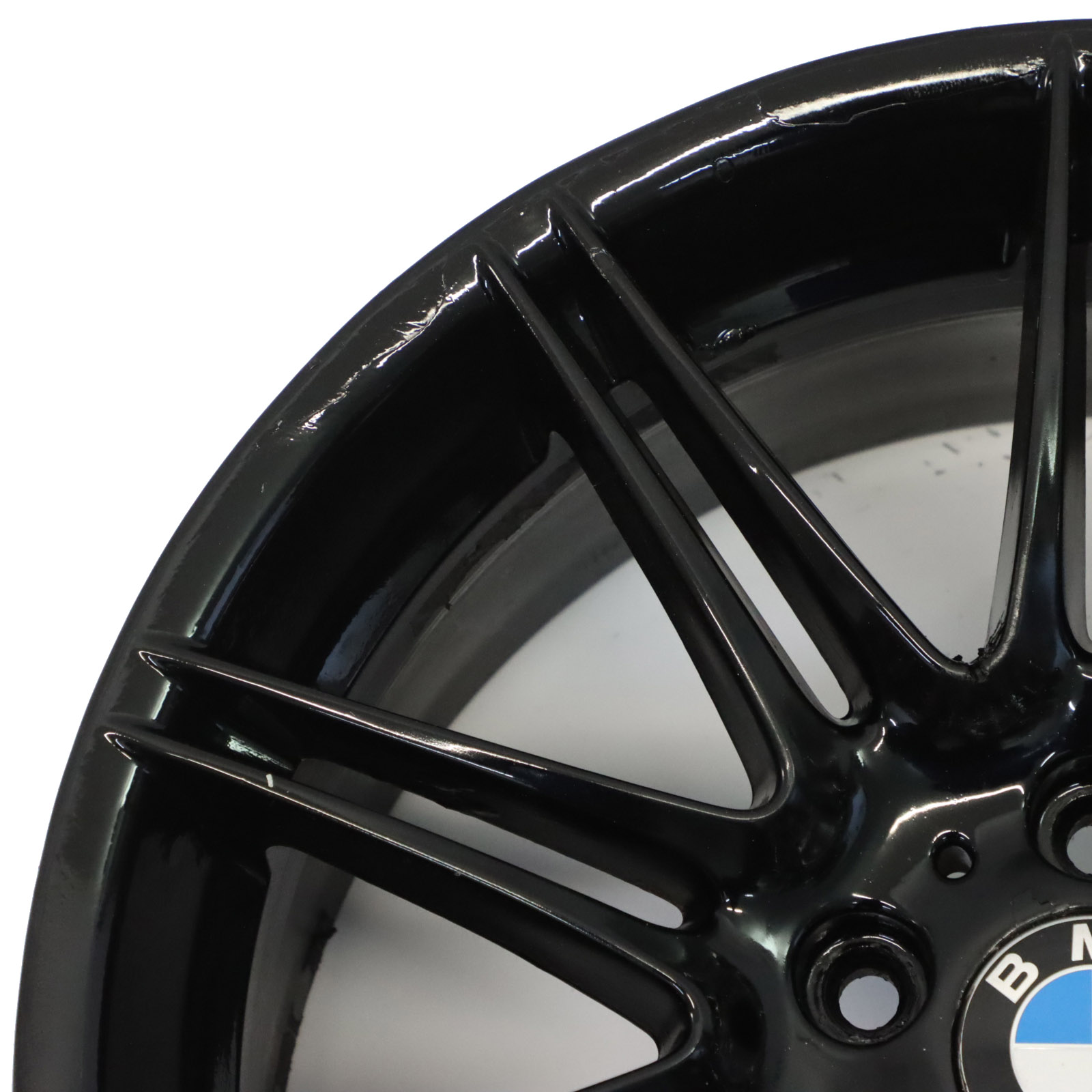 BMW E90 E91 E92 Black Front Wheel Alloy Rim 19" M Double Spoke 225 8J ET:37