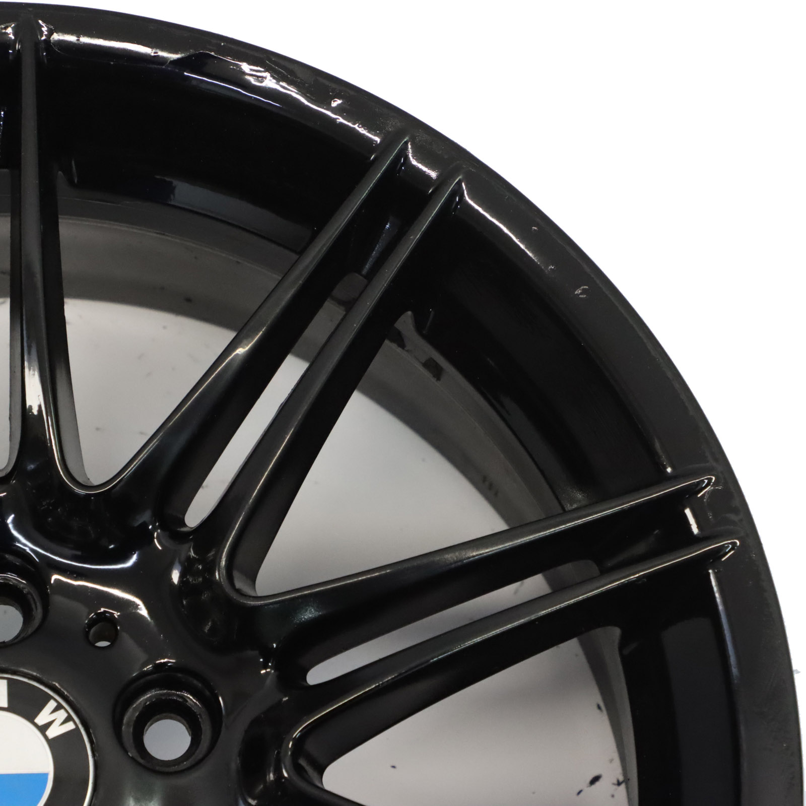 BMW E90 E91 E92 Black Front Wheel Alloy Rim 19" M Double Spoke 225 8J ET:37