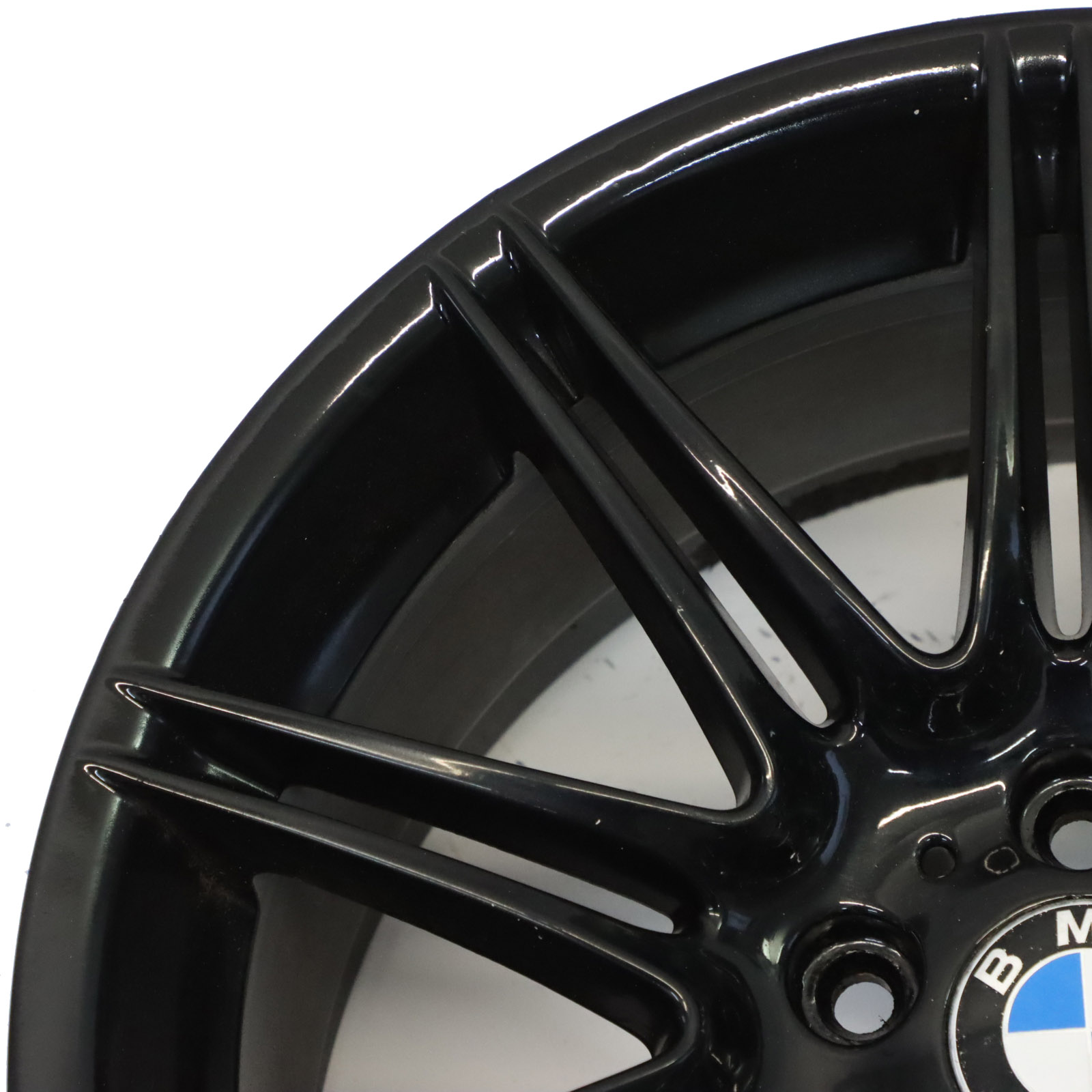 BMW E90 E91 E92 E93 Black Rear Wheel Alloy Rim 19" M Double Spoke 225 9J ET:39