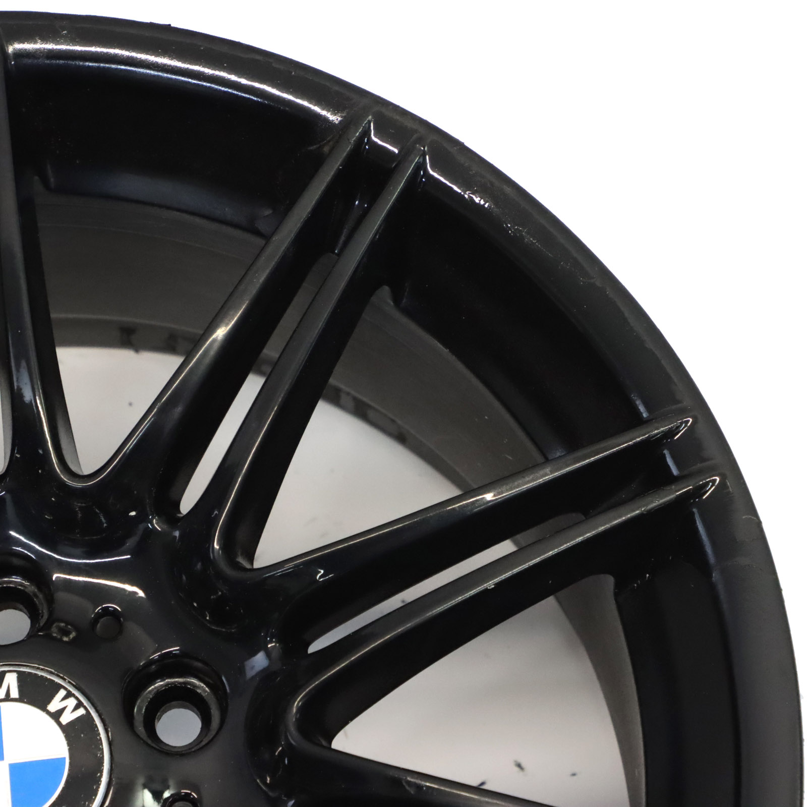 BMW E90 E91 E92 E93 Black Rear Wheel Alloy Rim 19" M Double Spoke 225 9J ET:39