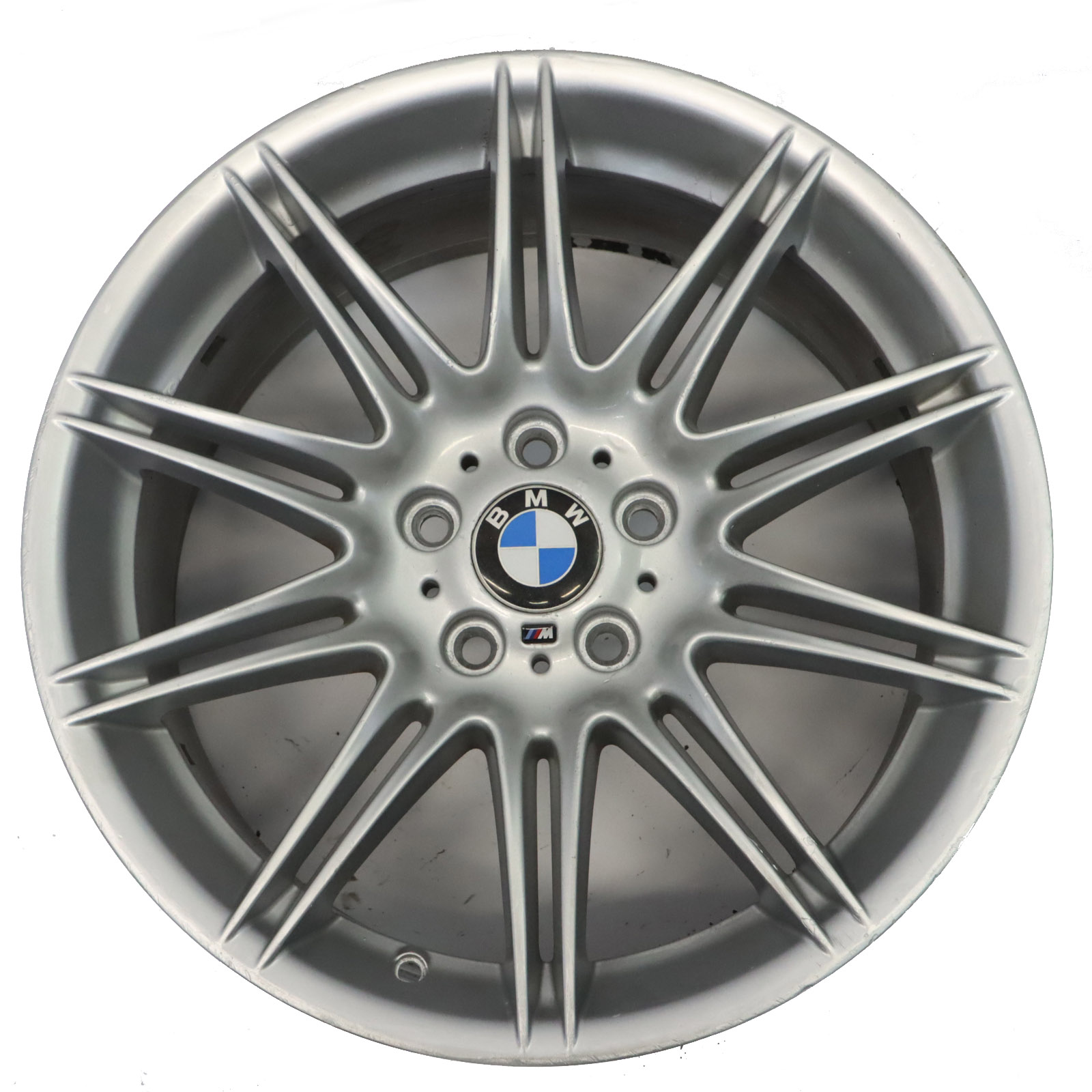 BMW E90 E91 E92 Silver Rear Wheel Alloy Rim 19" 9J ET:39 M Double Spoke 225