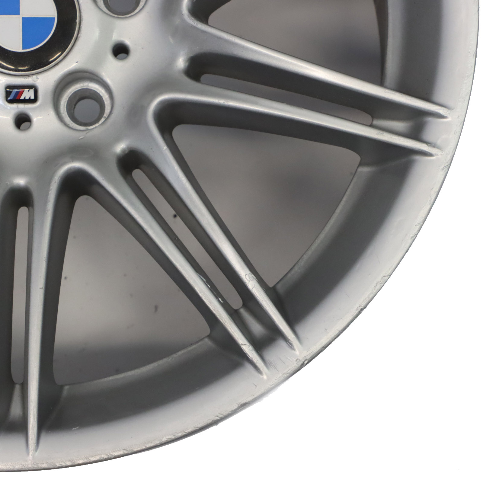 BMW E90 E91 E92 Silver Rear Wheel Alloy Rim 19" 9J ET:39 M Double Spoke 225