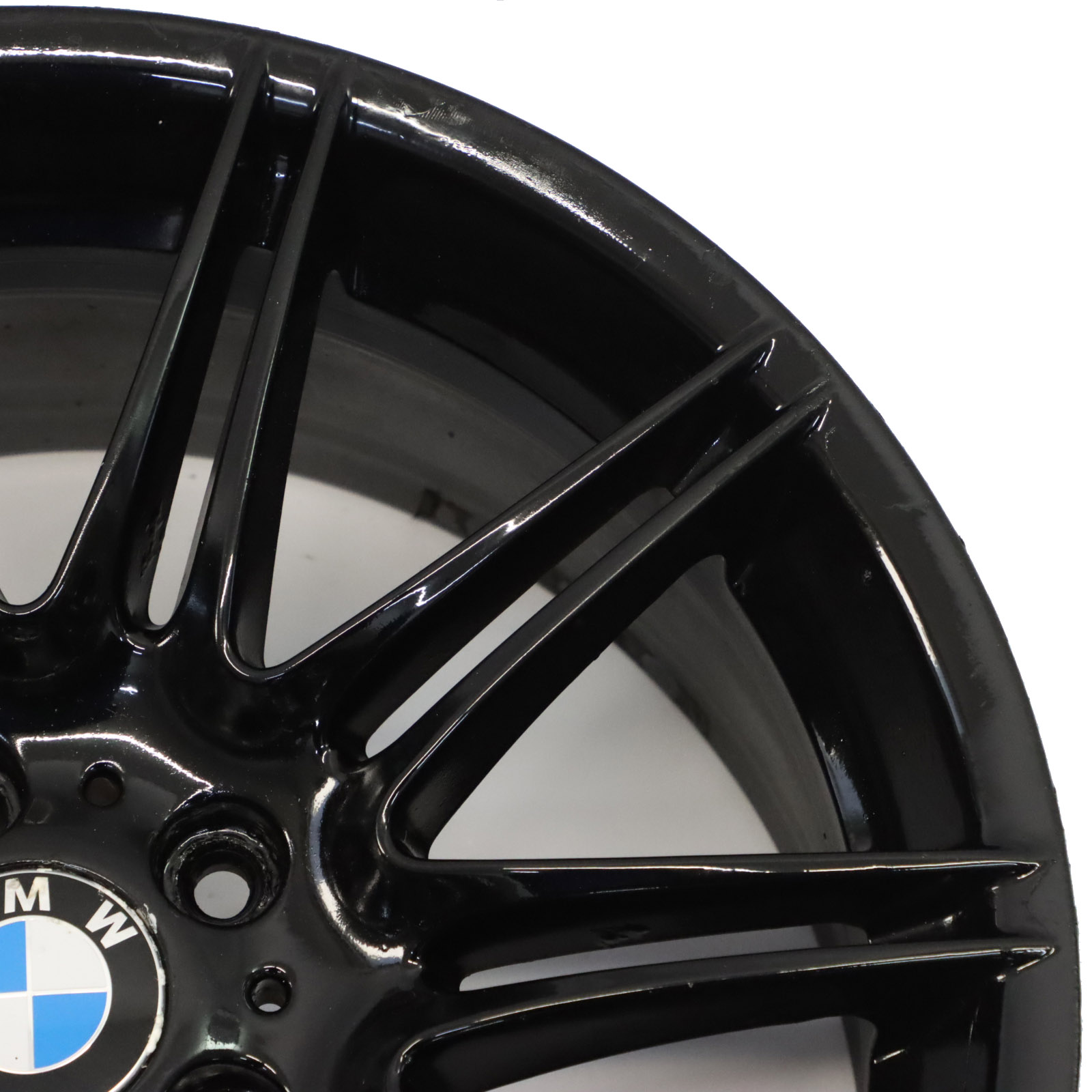 BMW E90 E91 E92 E93 Black Rear Wheel Alloy Rim 19" M Double Spoke 225 9J ET:39