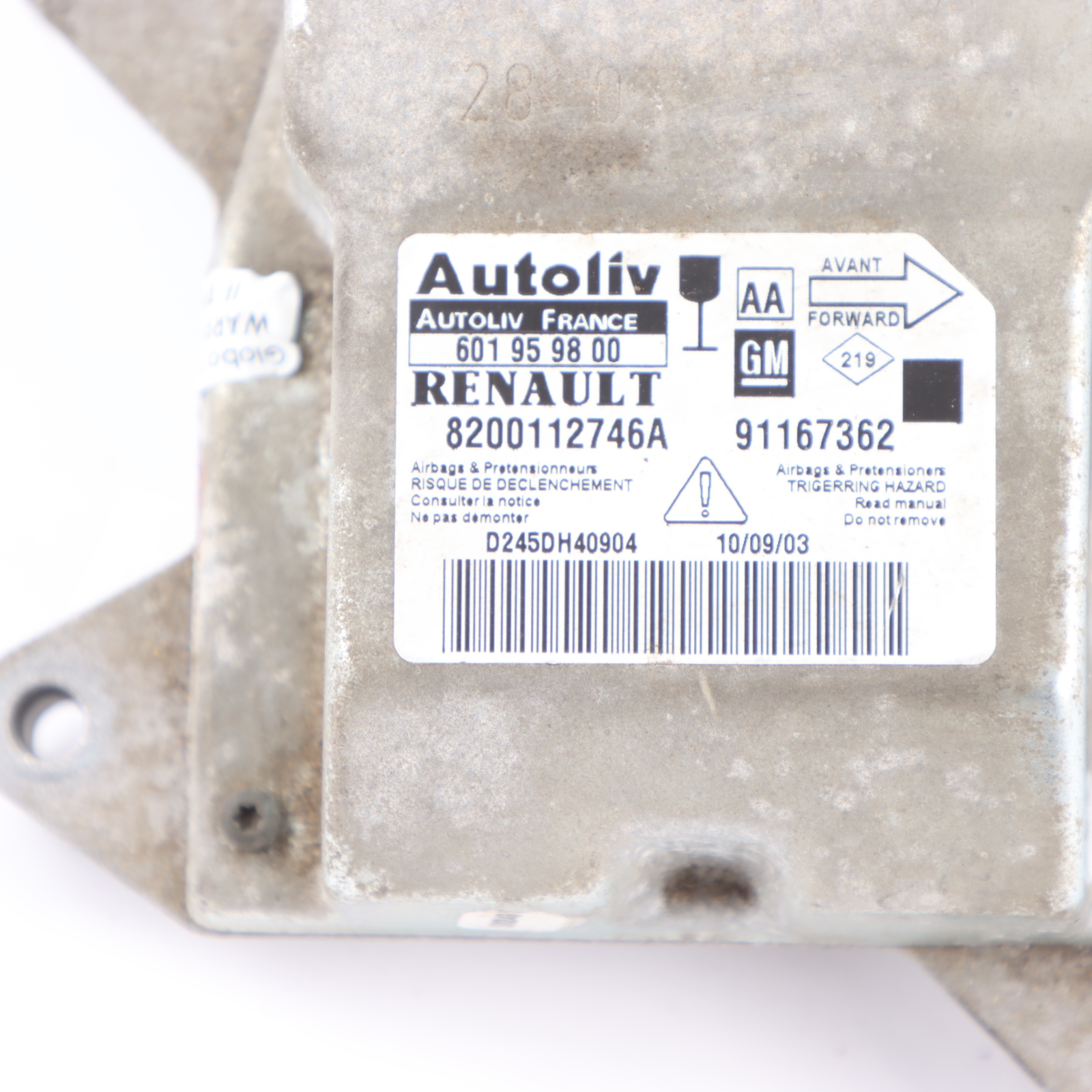 Nissan Primastar X83 Renault Trafic II Air Module Control Unit ECU 8200112746