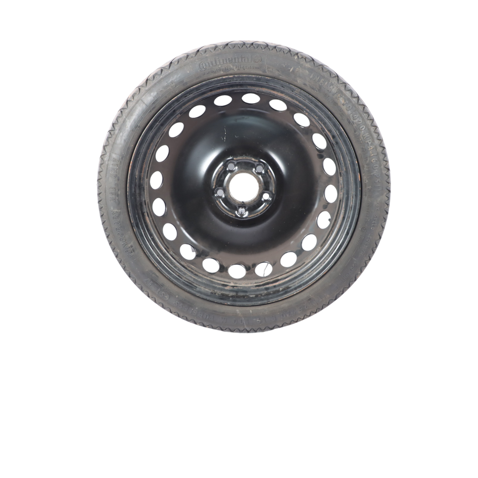  Audi A4 B8 Space Saver Spare Wheel R19 4J Continental 125/70 ET29 8K0601027D